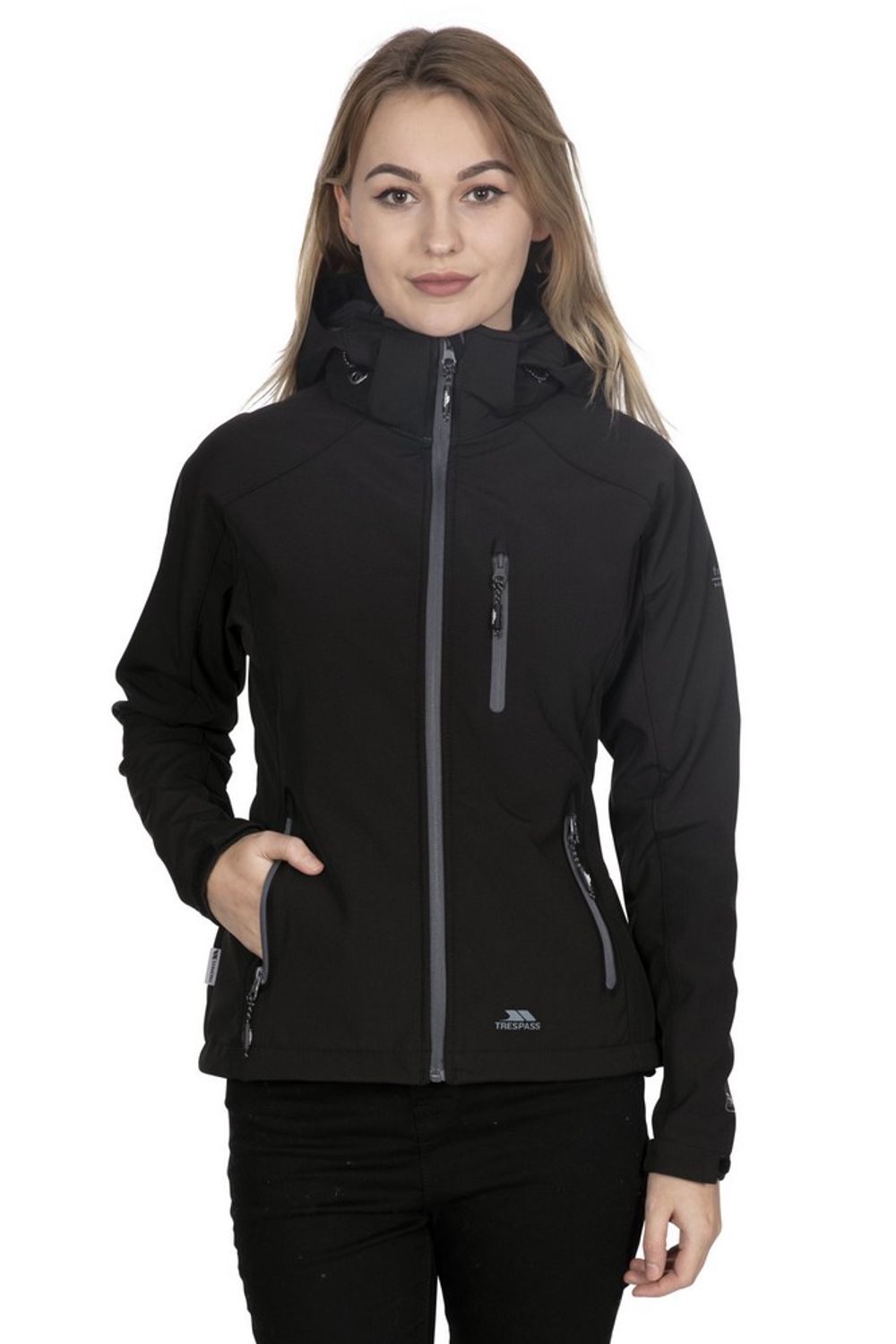 Black Bela II Waterproof Soft Shell Jacket, Image 8 of 8