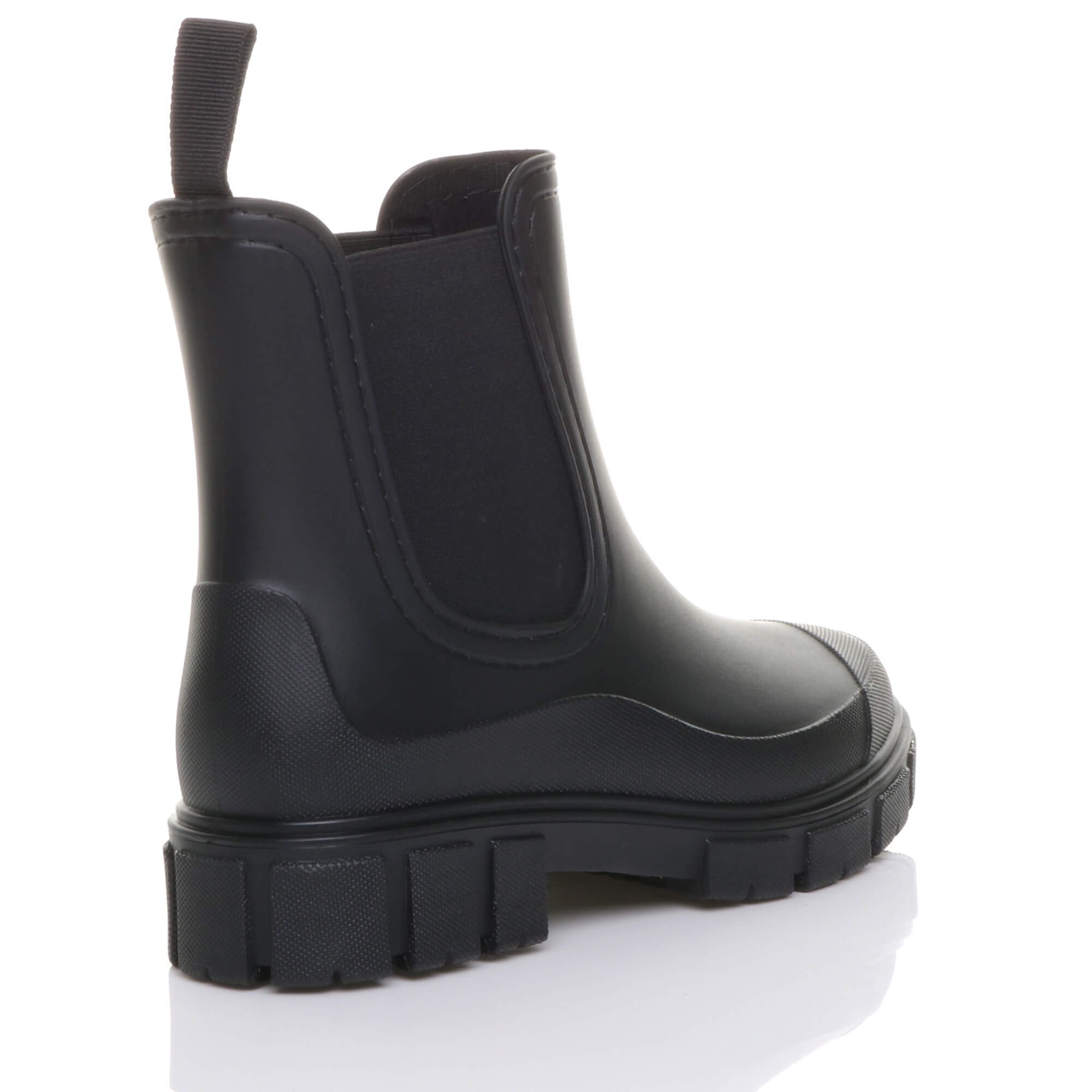 Black Wellies Chelsea Ankle Boots Wellingtons, Image 4 of 6