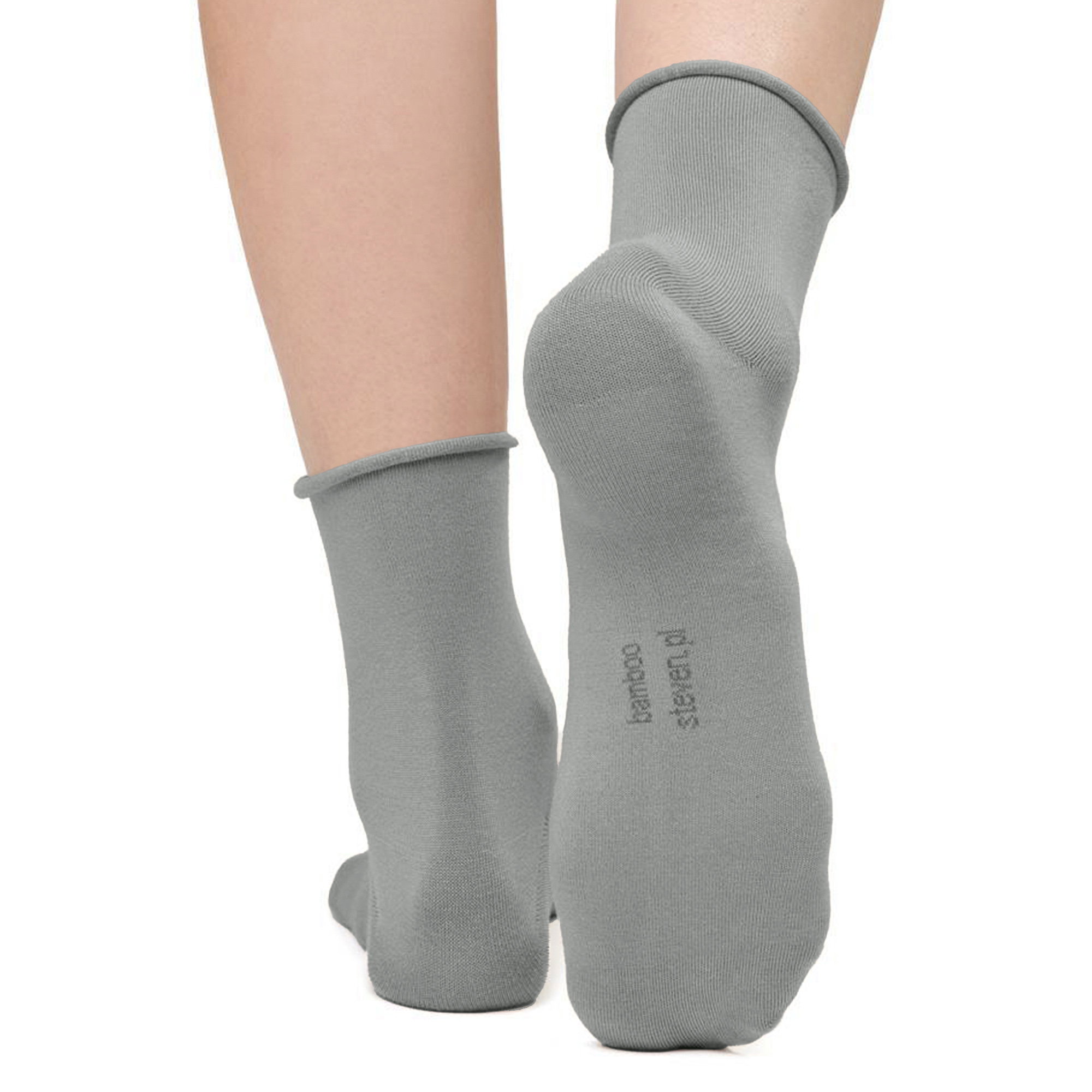 Grey Bamboo Sensory Soft Seamless Socks Set, Image 4 of 4