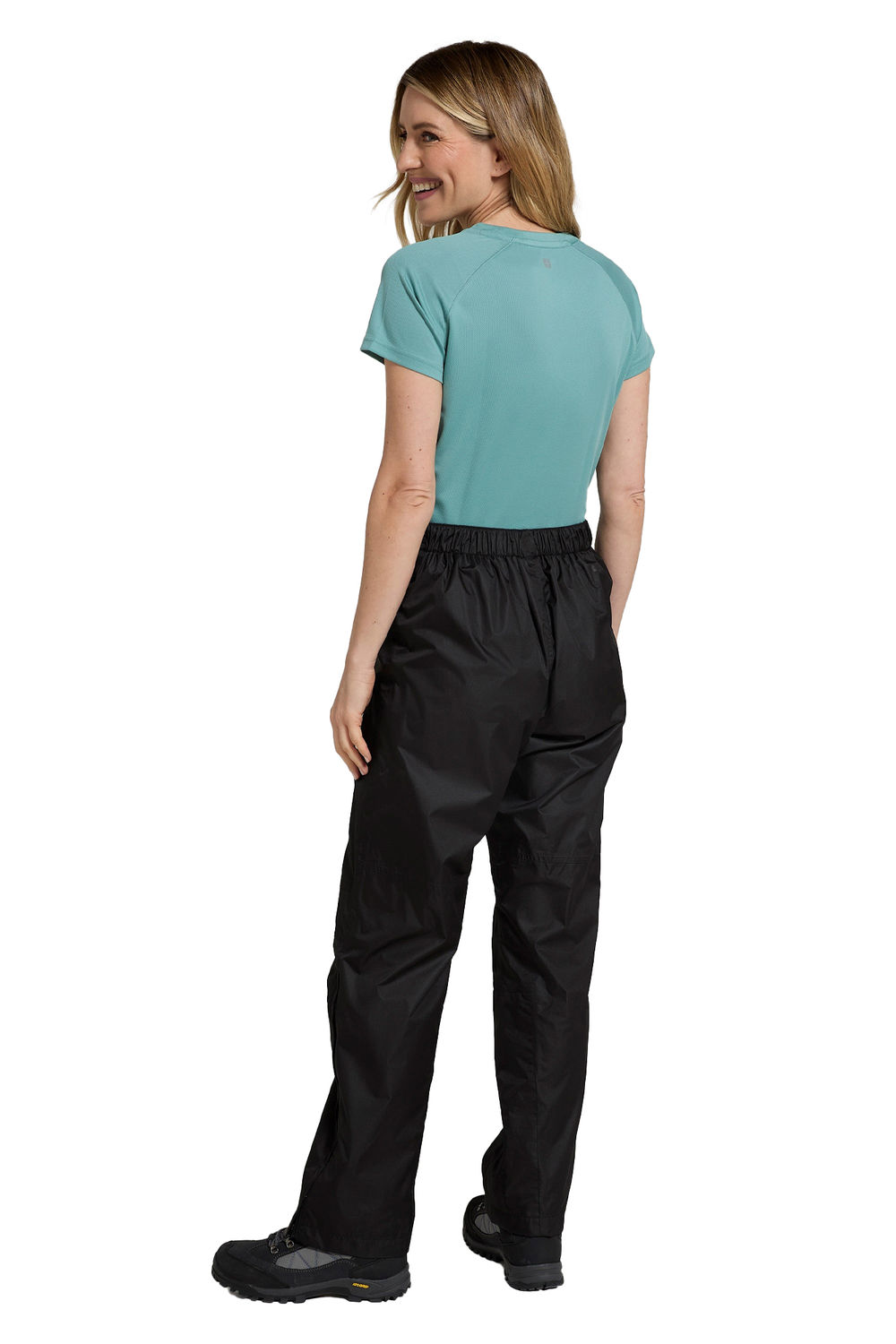 Black Mountain Warehouse Black Spray Waterproof Trousers, Image 6 of 6