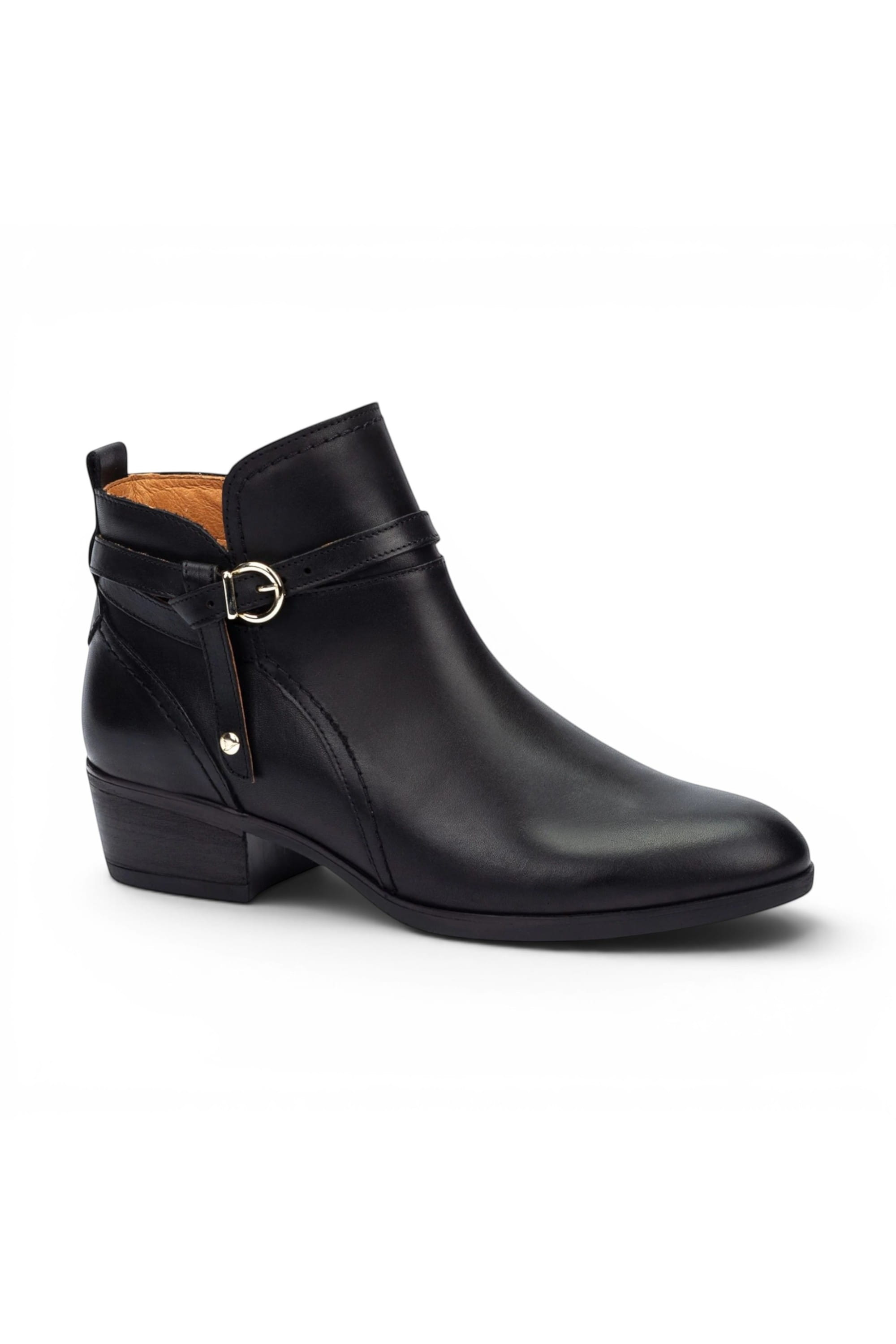 Black Womens Sleek Ankle Heel Boots W1U-8901C1, Image 1 of 7