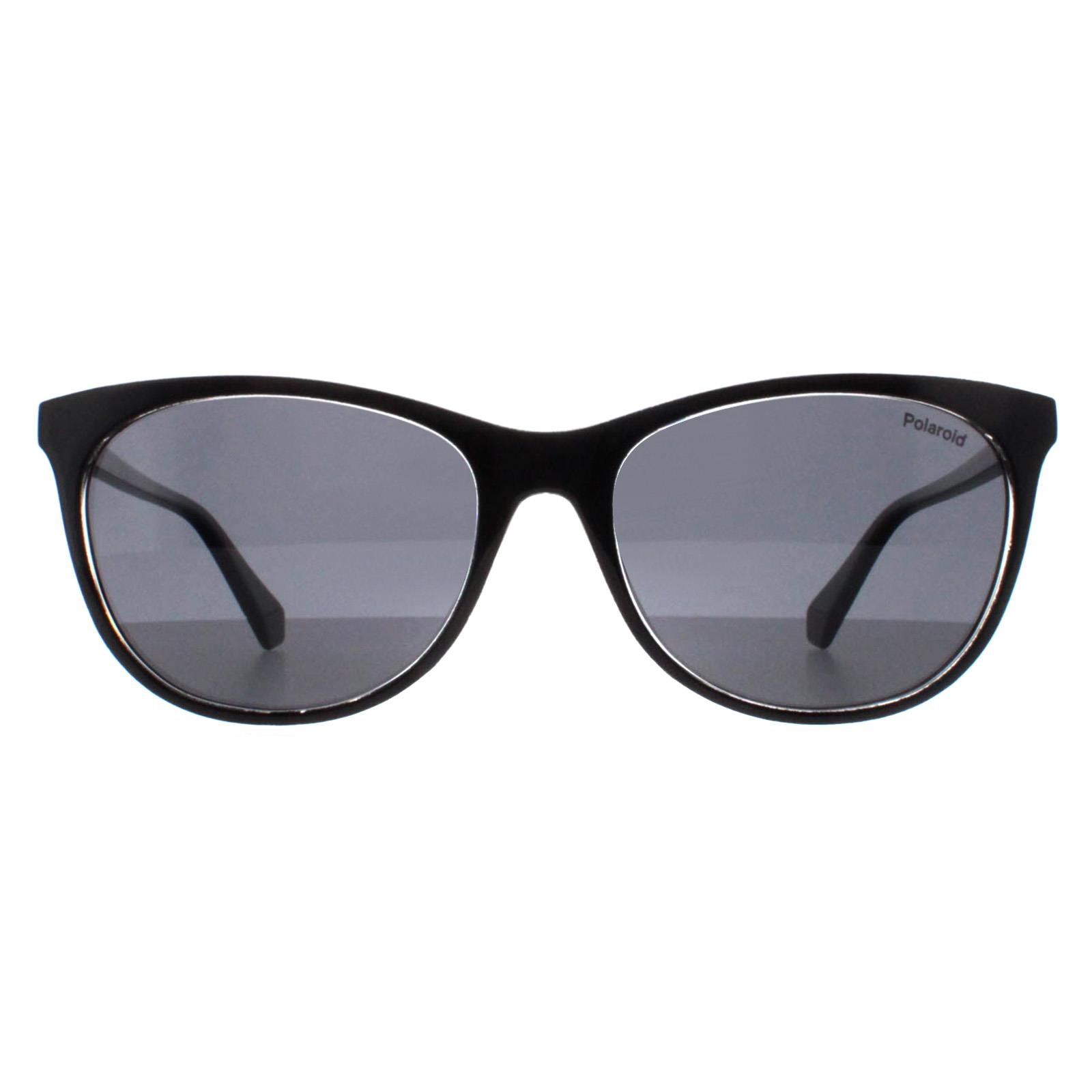 Black Cat Eye Black Crystal Grey Polarized PLD 4161/S, Image 1 of 4