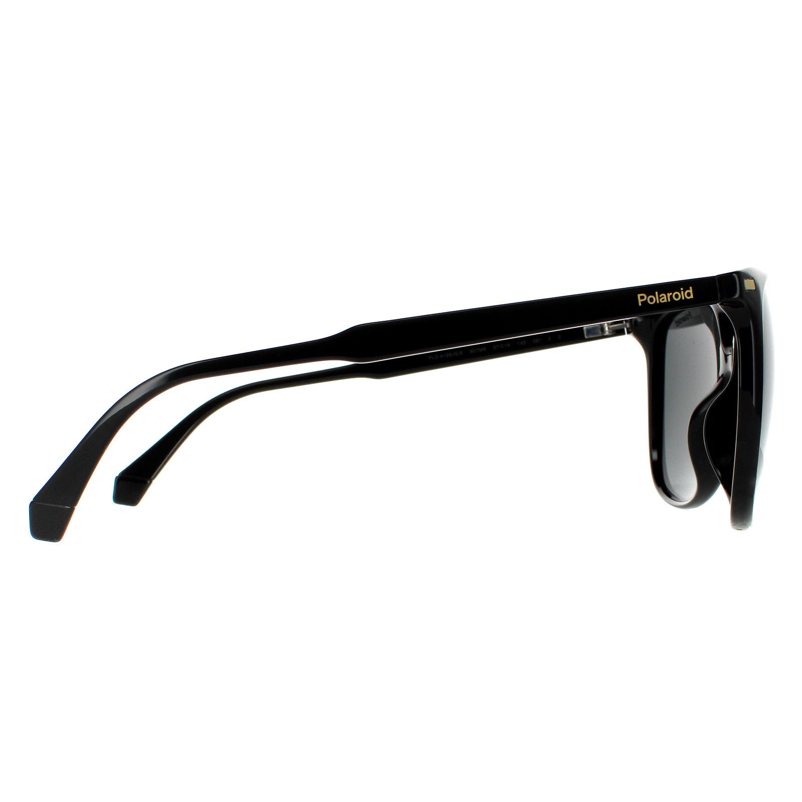 Black Cat Eye Black Grey Polarized Sunglasses, Image 4 of 4