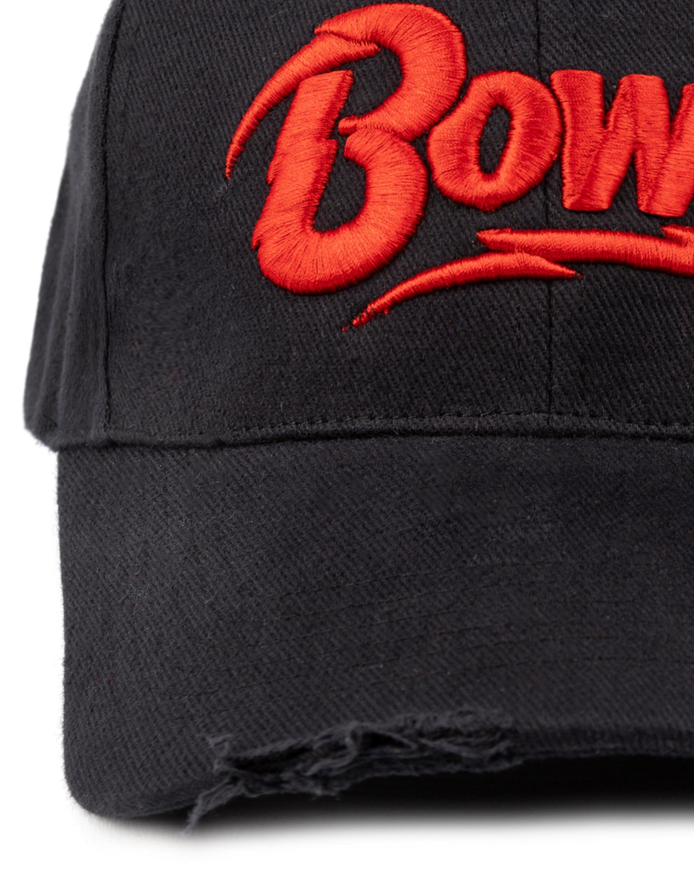 Black Bowie Cap Unisex Adults Teens, Image 5 of 5