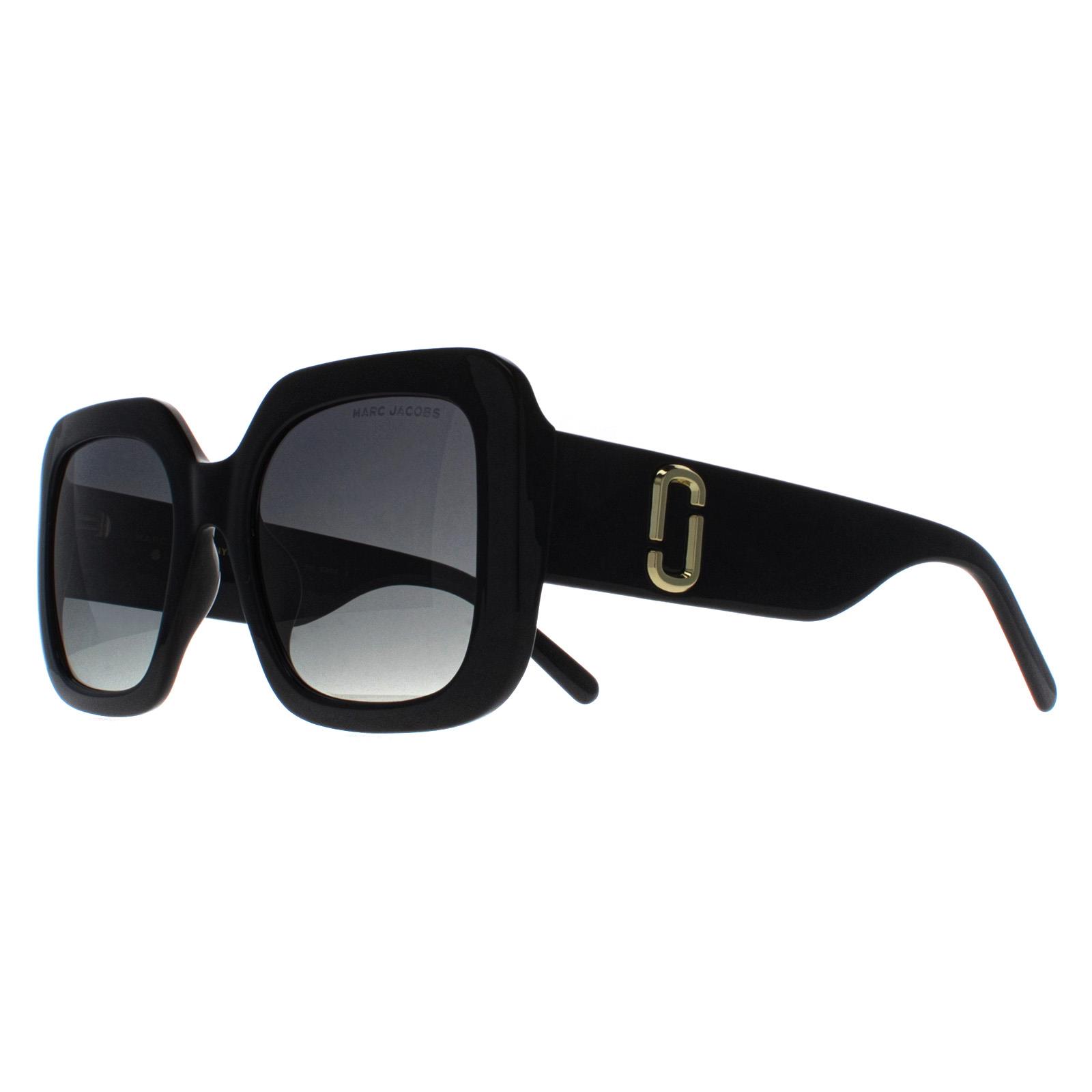 Black Marc Jacobs Black Square Black Grey Gradient MARC 647/S, Image 2 of 4