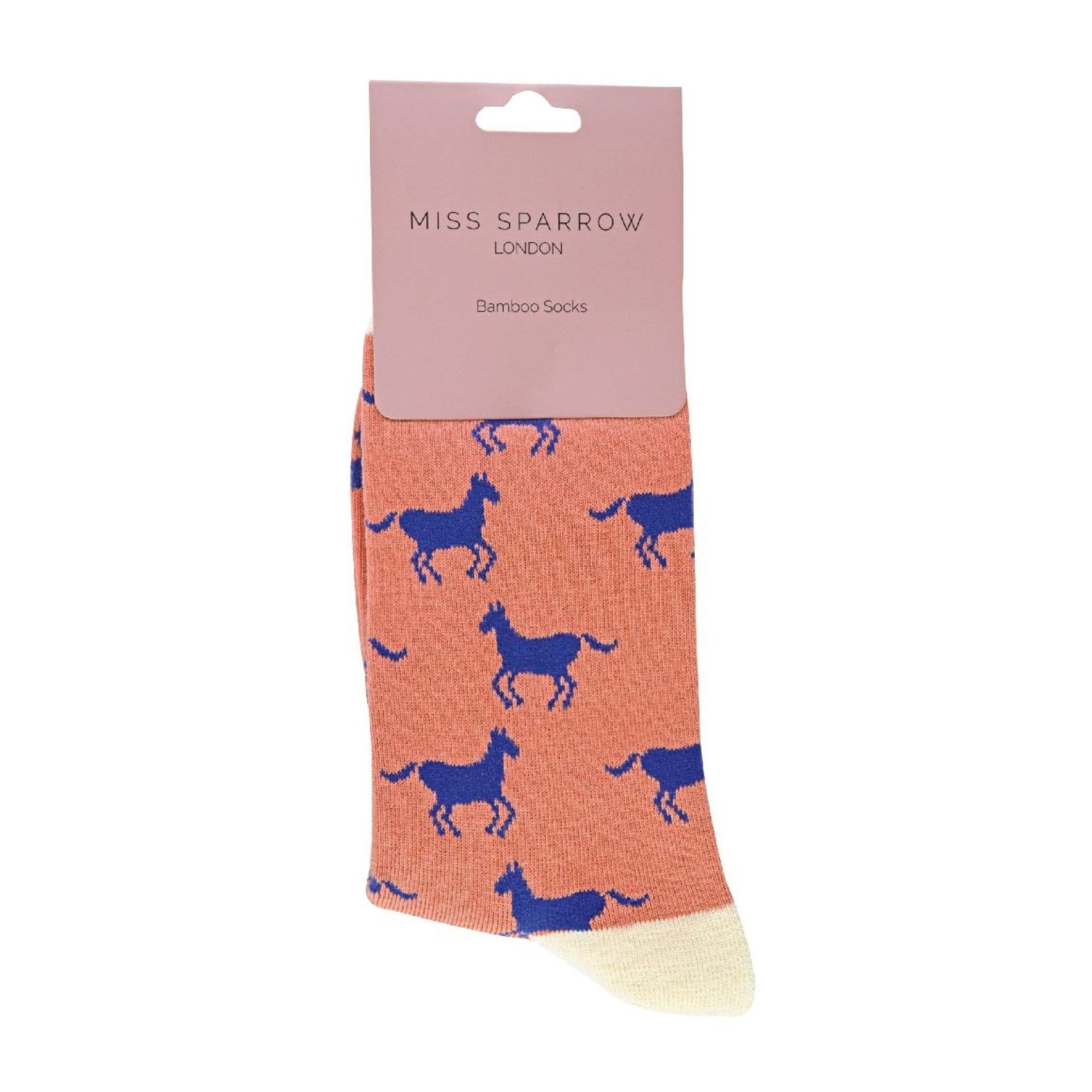 Coral 1 Pack Novelty Animal Patterned Bamboo Socks, Image 4 of 4