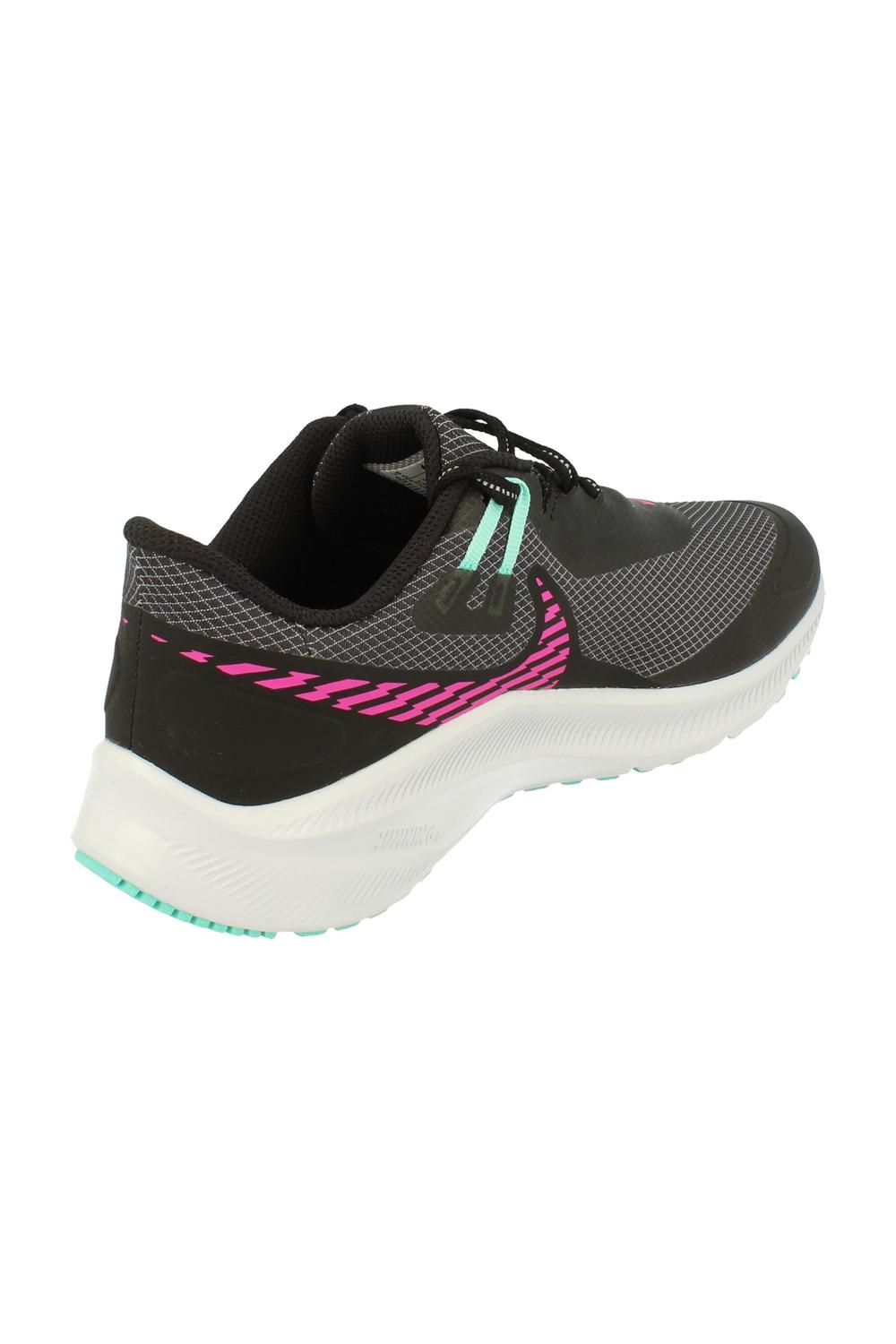 Black Nike Womens Quest 3 Shield Running Trainers, Image 4 of 6