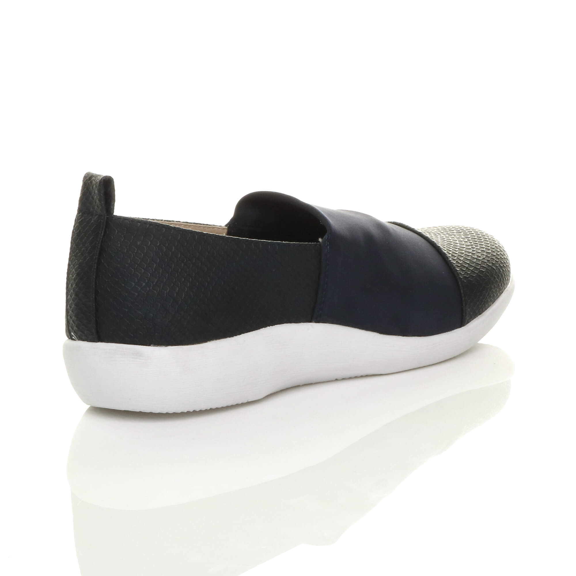 Navy Blue AJVANI Navy Blue Padded Comfort Casual Shoes, Image 4 of 5