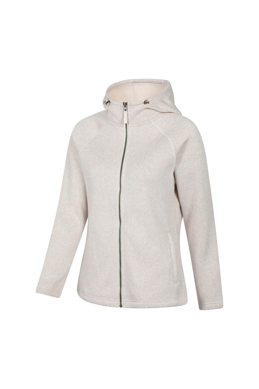 Beige Nevis Full Zip Hoodie, Image 3 of 4