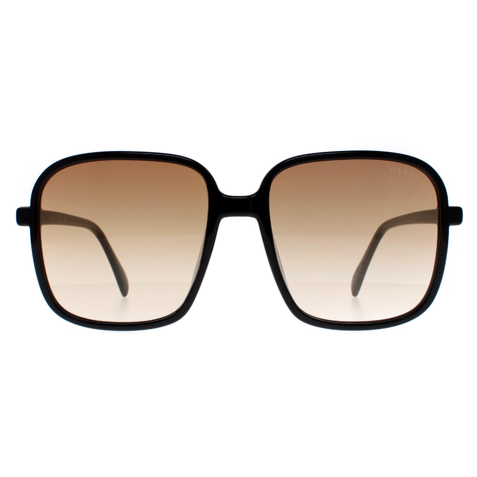 Black Guess Black Square Black Brown Gradient GF6146, Image 2 of 6