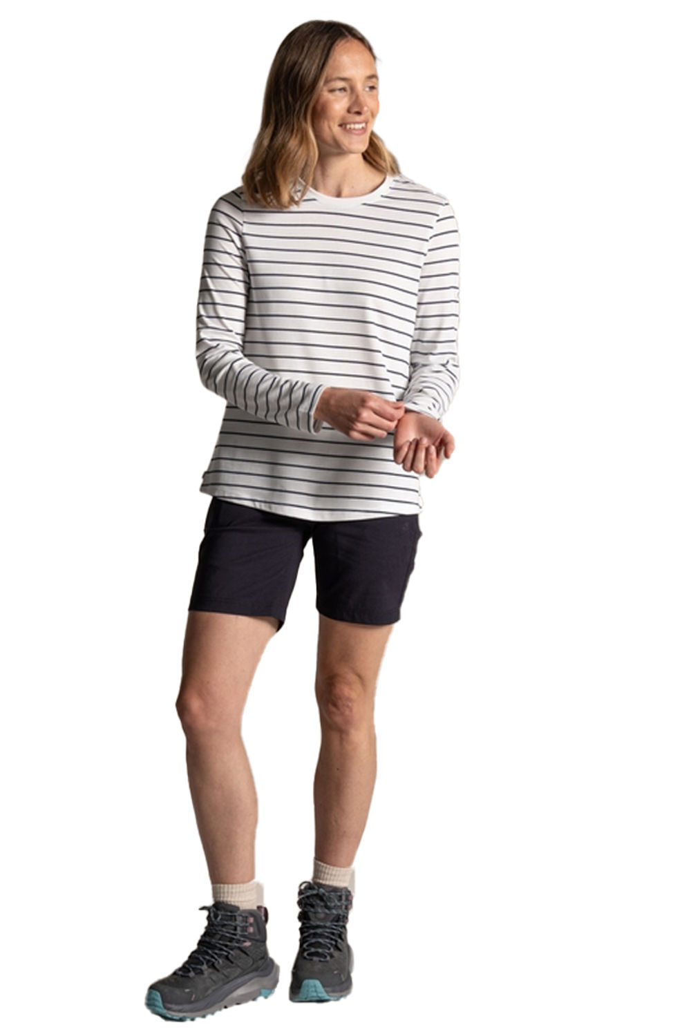 Multi Akona Striped Nosilife Long Sleeved TShirt, Image 1 of 3