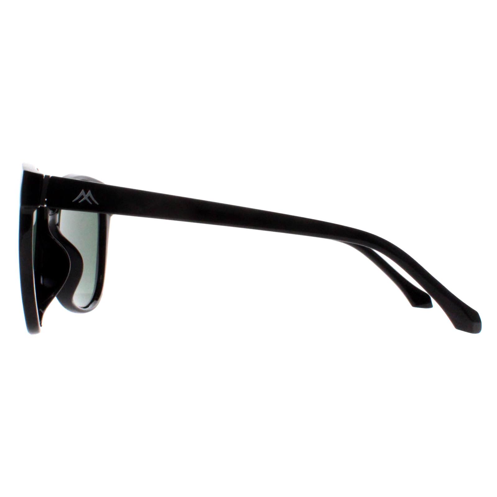 Black Cat Eye Shiny Black G15 Green Polarized MP74, Image 3 of 4