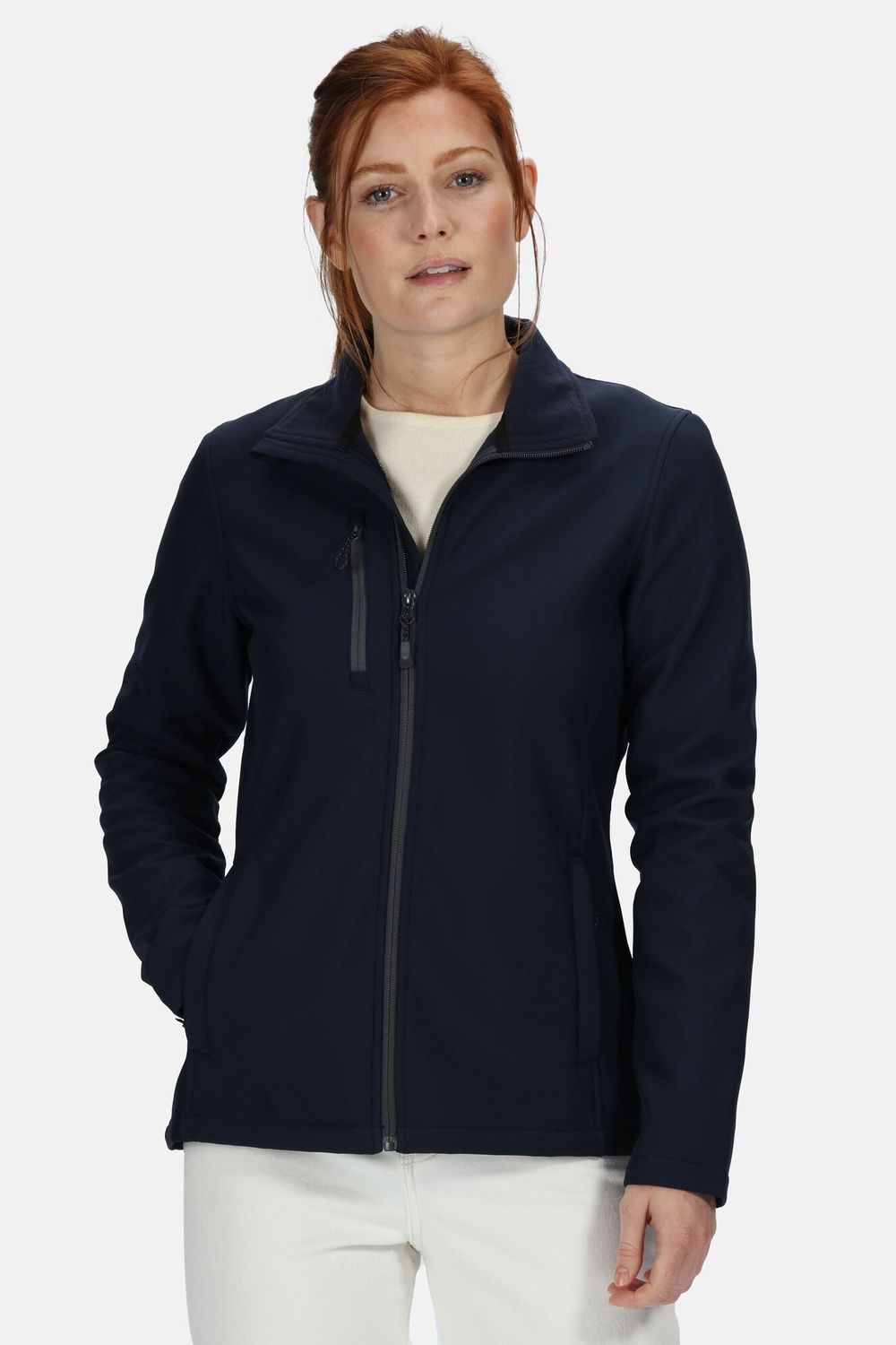 Navy Honestly Made Recycled Fleece, Image 4 of 5