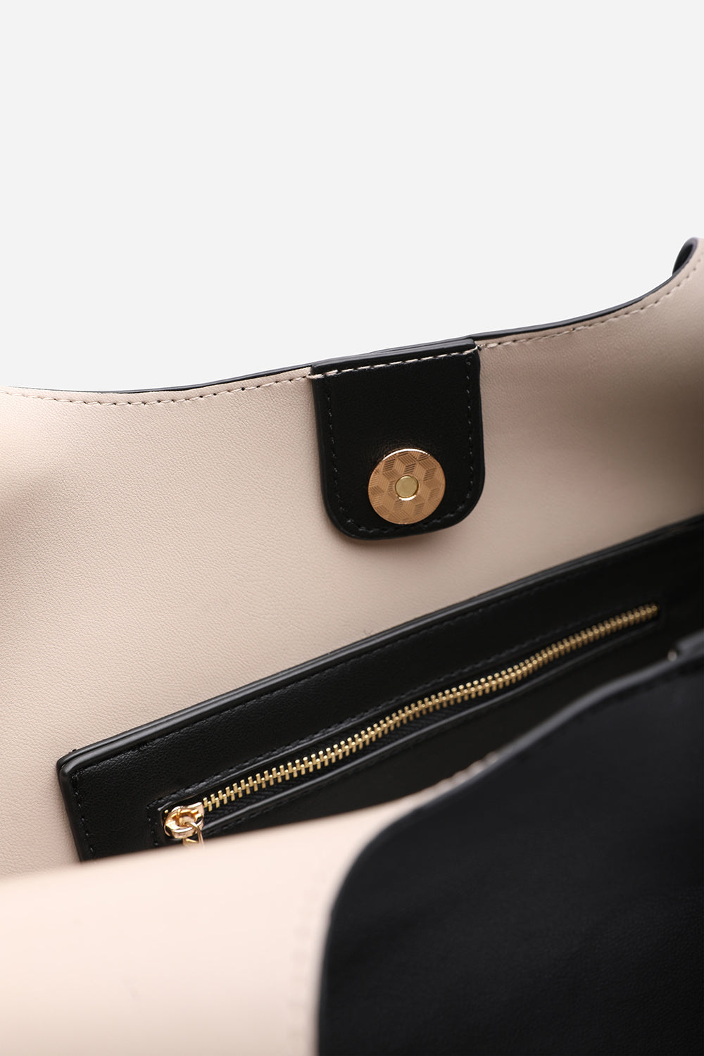 Black Where's That From Black Citron Shoulder Tote Bag, Image 5 of 8