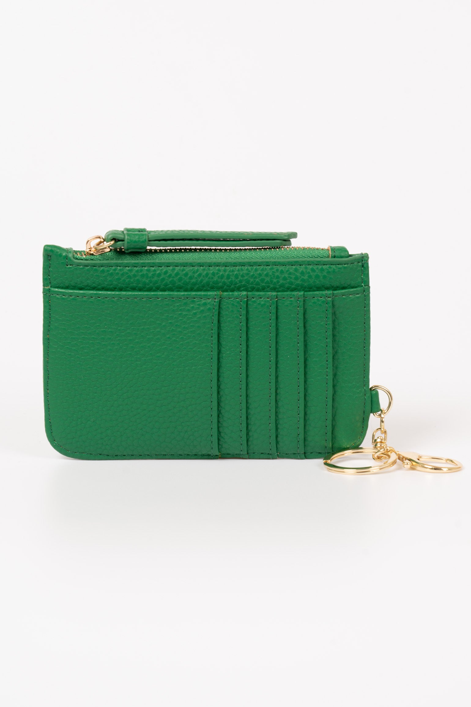 Green Faux Leather Card Holder Wallet, Image 2 of 2