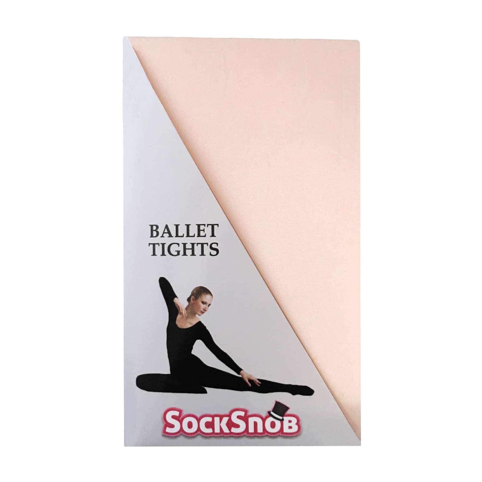 Pink 1 Pack Girls Soft Nylon Footed Ballet Tights, Image 4 of 4