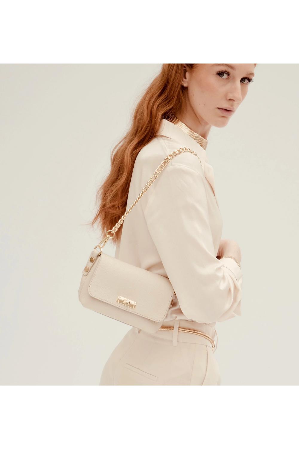 Stone The Maisie Mini Stone Leather Bag, Image 4 of 7