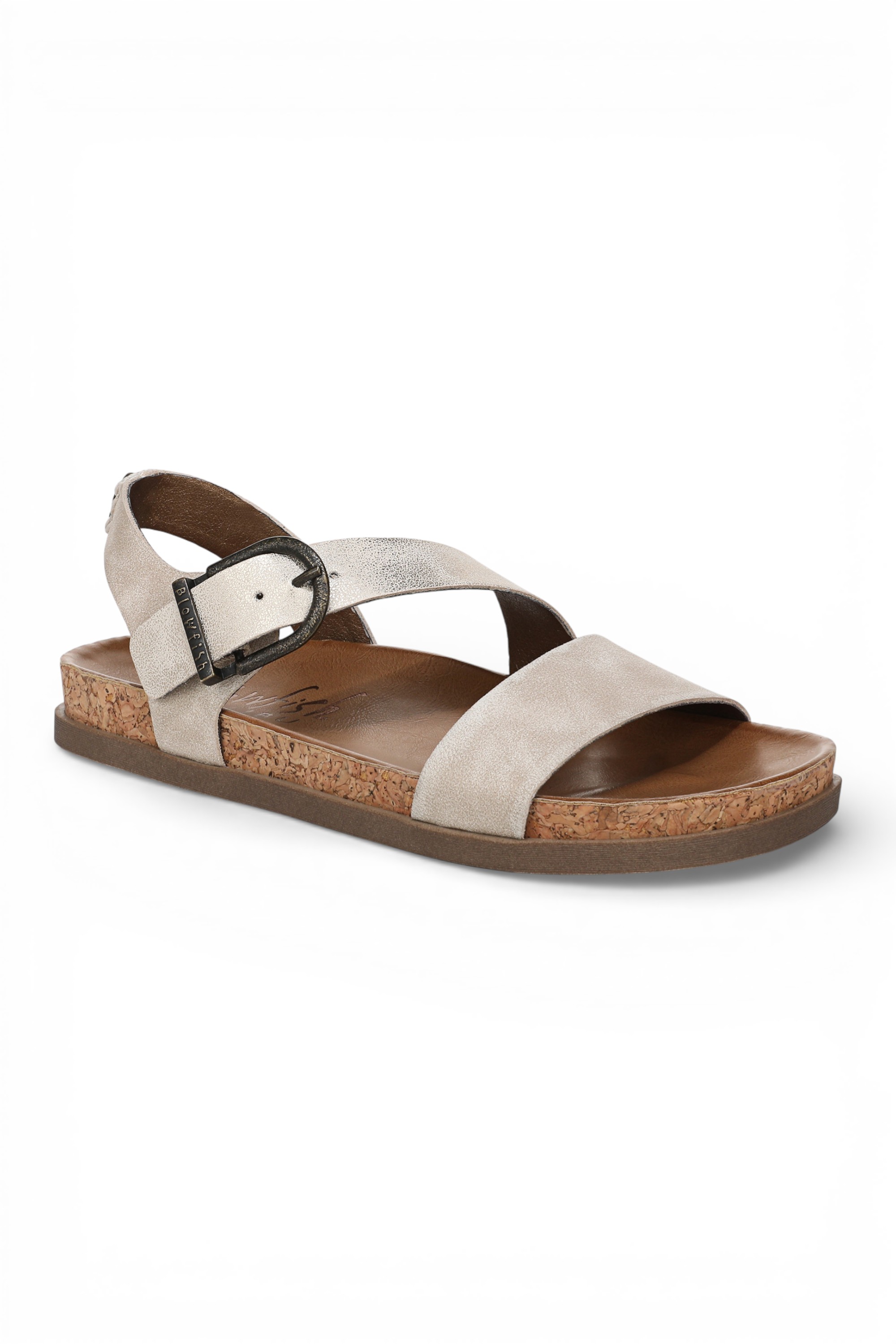 Silver Blowfish Malibu Silver Womens "Lance" Footbed Strappy Flat Sandals, Image 2 of 6