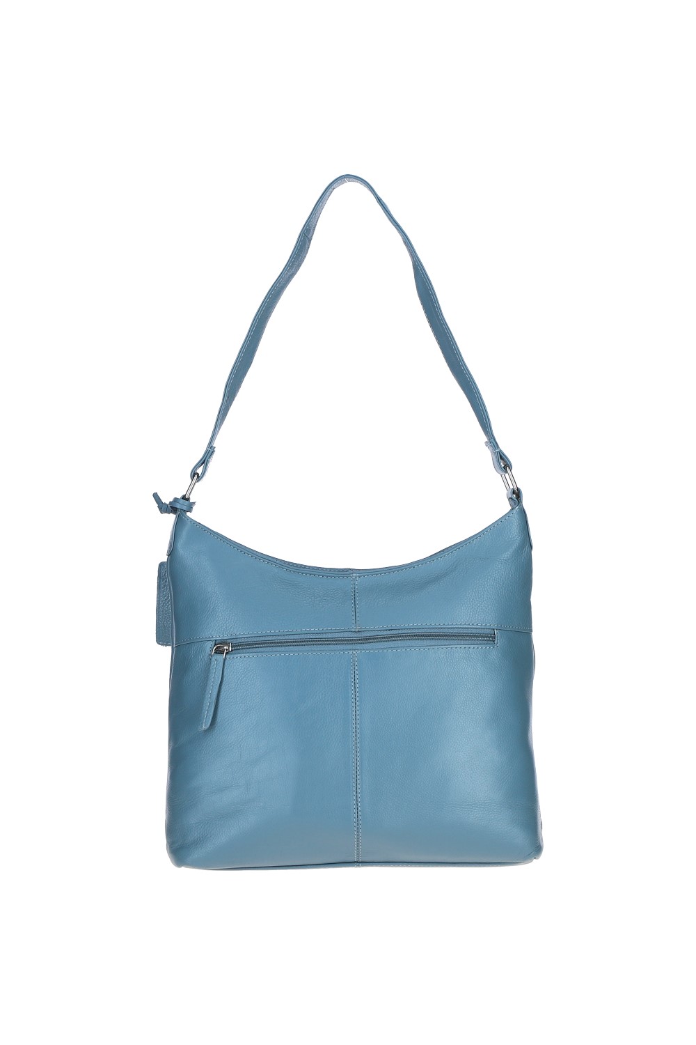 Blue Ashwood Leather Blue 'Antrim' Chic Real Leather Shoulder Bag, Image 3 of 4