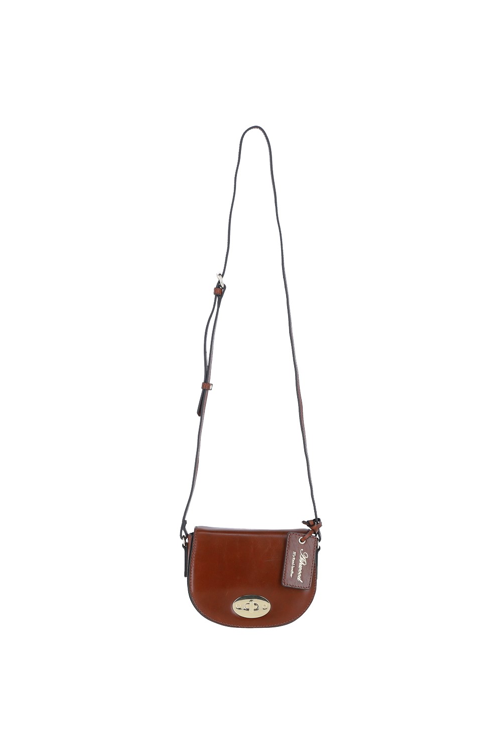 Latte 'Borsa della Moda' Real Leather Saddle Crossbody Bag, Image 2 of 4