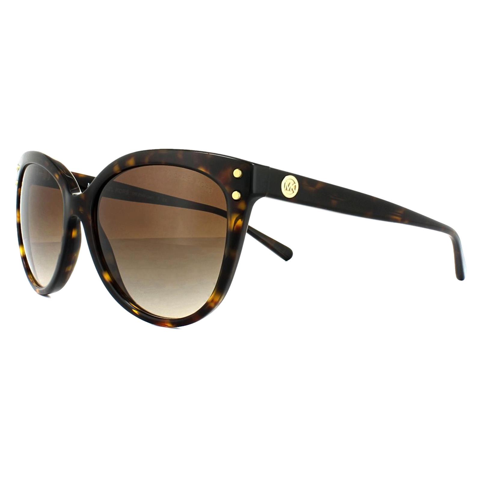 Brown Cat Eye Dark Havana Brown Gradient Sunglasses, Image 2 of 6