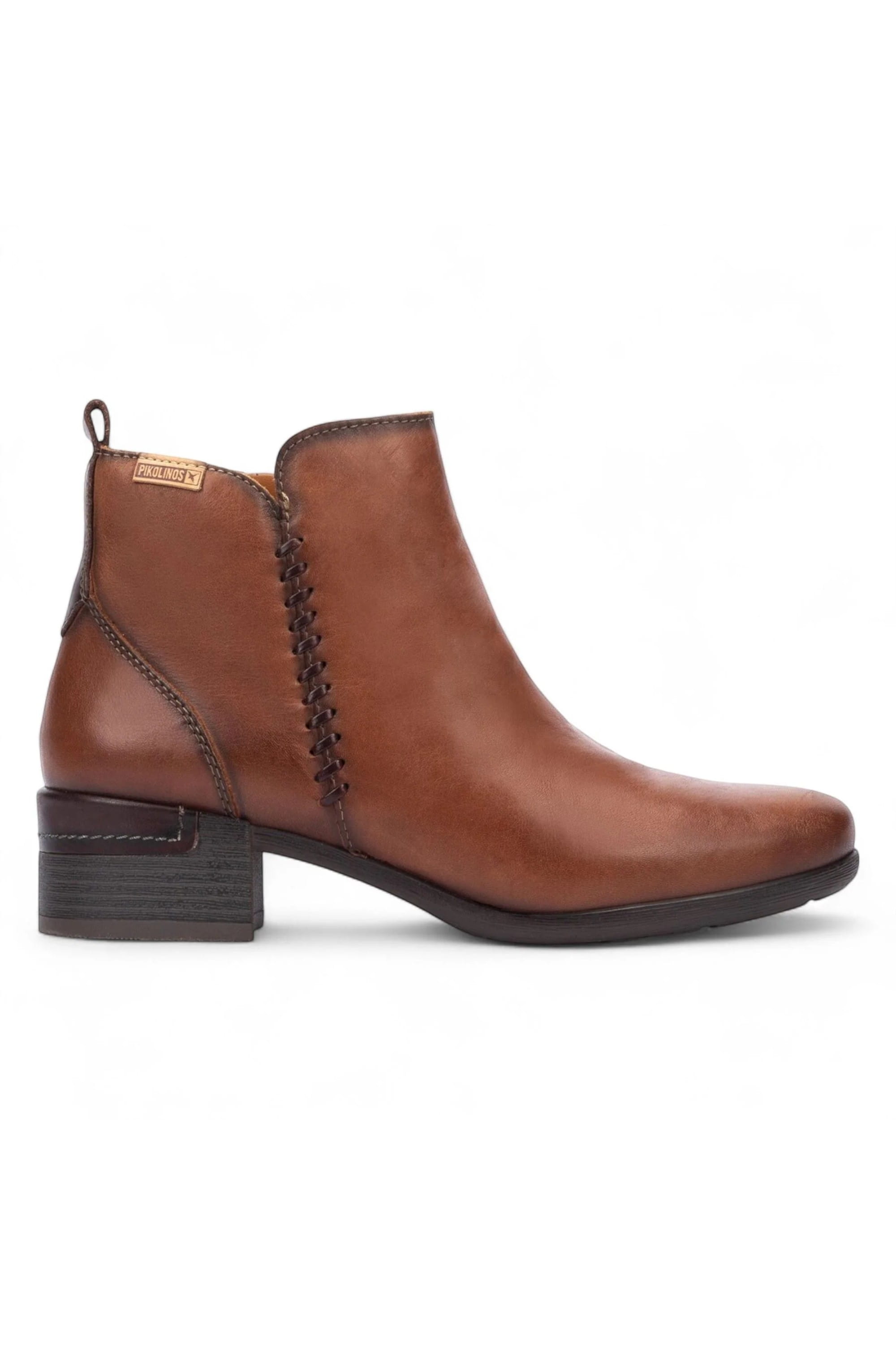 Brown Womens Everyday Ankle Heel Boots-W6W8950, Image 1 of 8