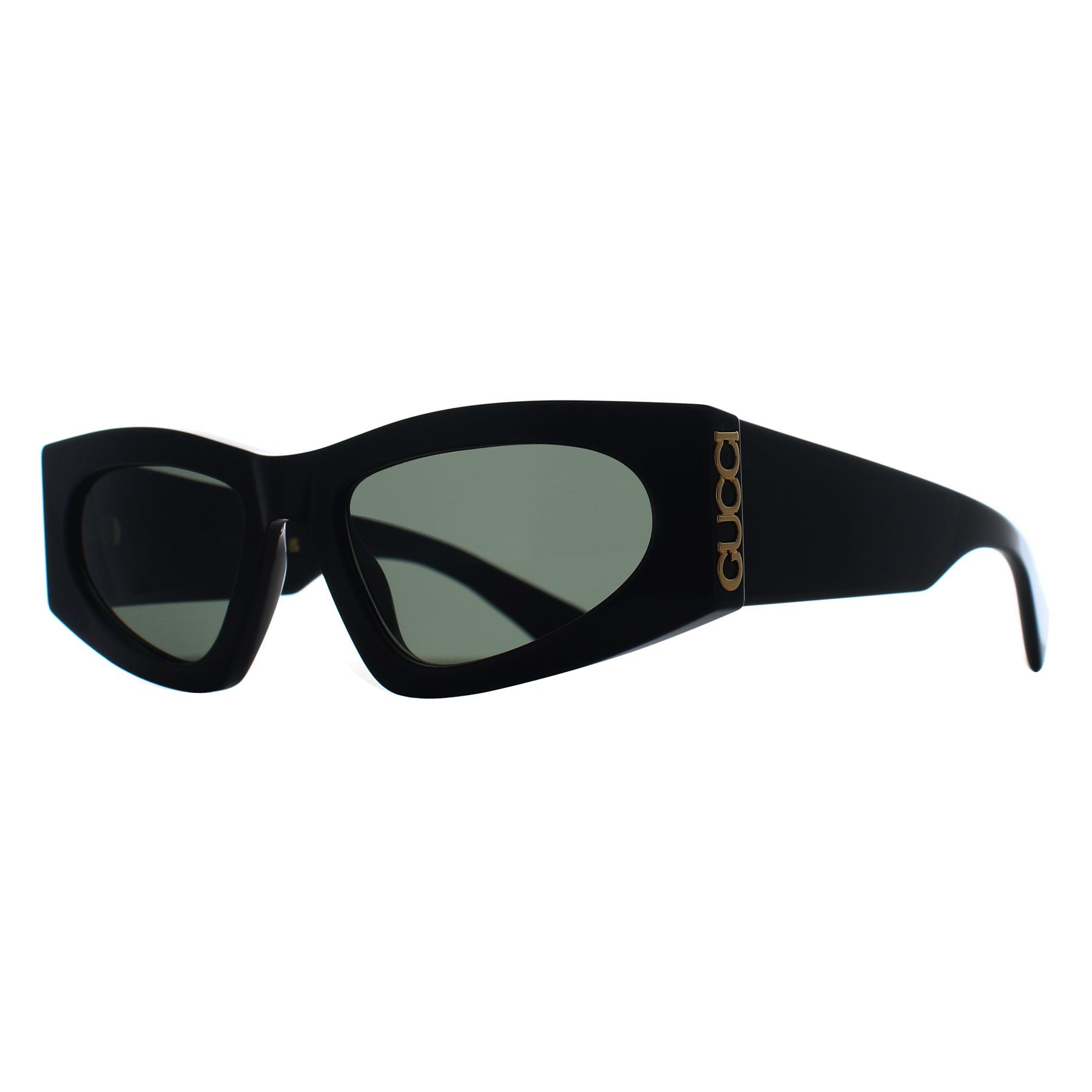 Black Gucci Black Rectangle Black Grey GG2040S, Image 2 of 3