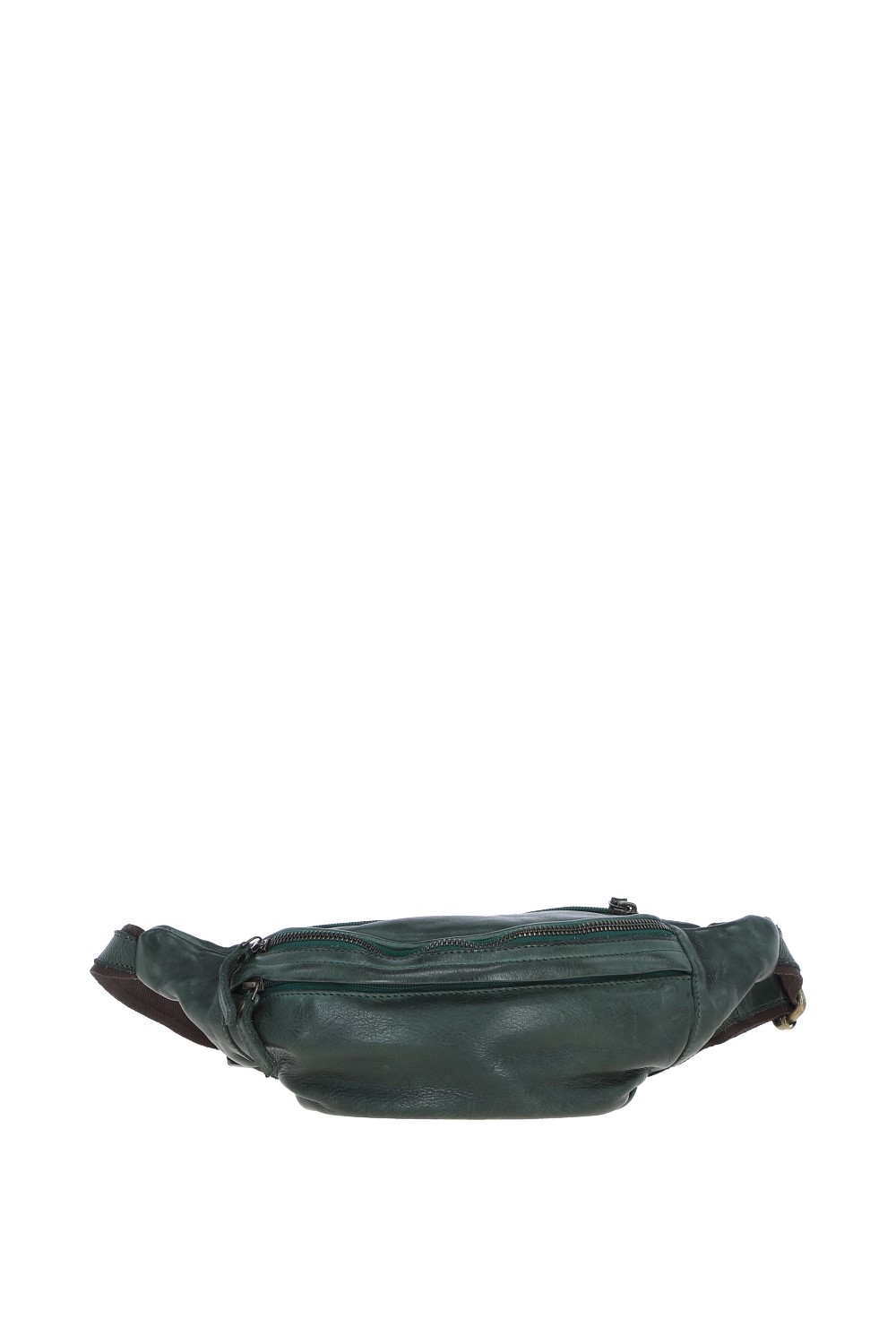 Green Ashwood Leather Green Real Leather Unisex Bum Bag, Image 1 of 5