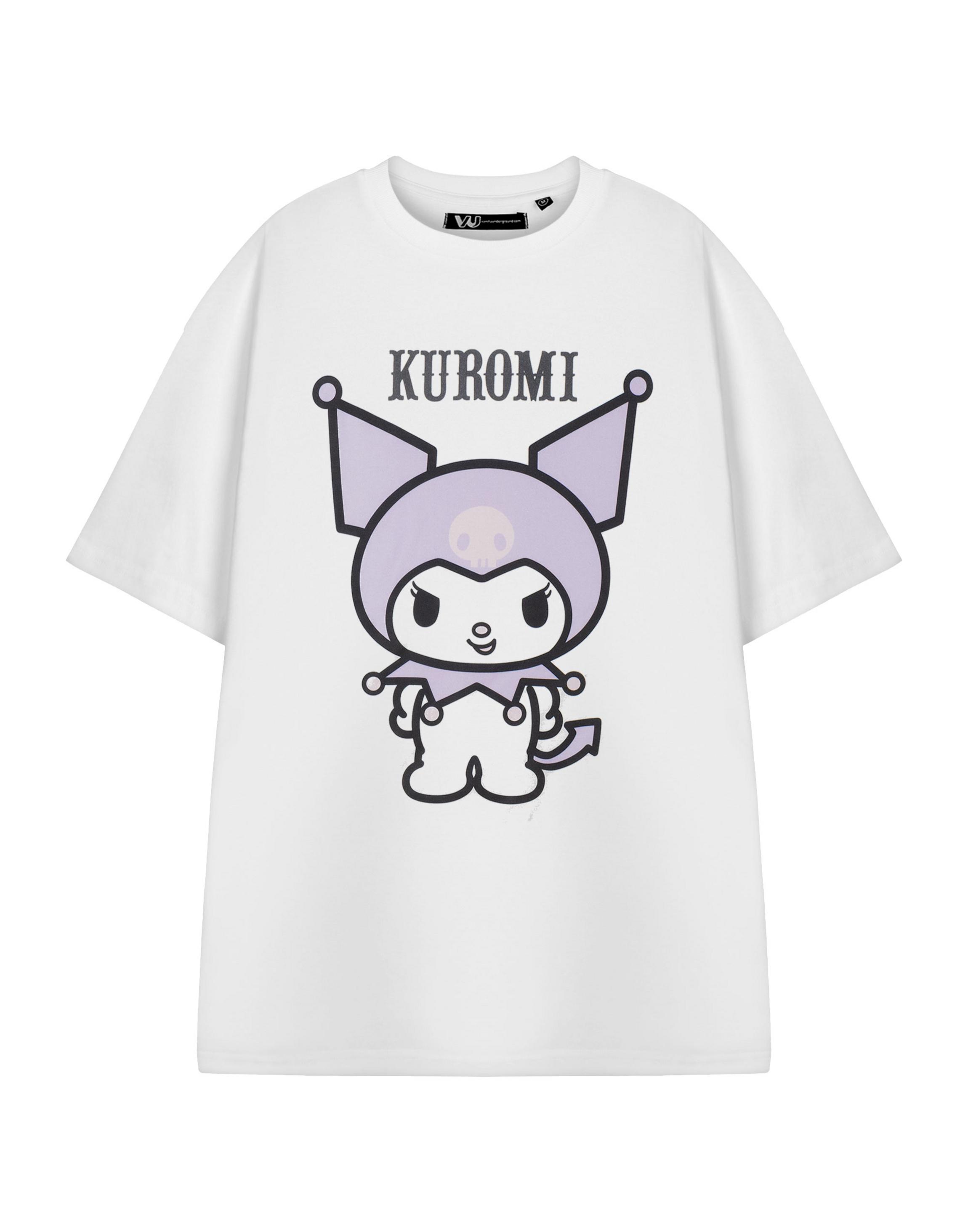 White Hello Kitty Kuromi Pastel X-Large T-Shirt, Image 1 of 6