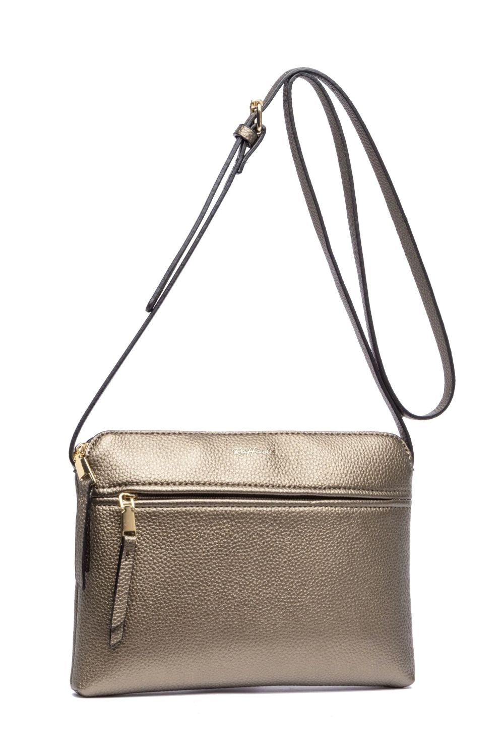 Bronze Front Pocket Cross Body Bag, Image 1 of 2