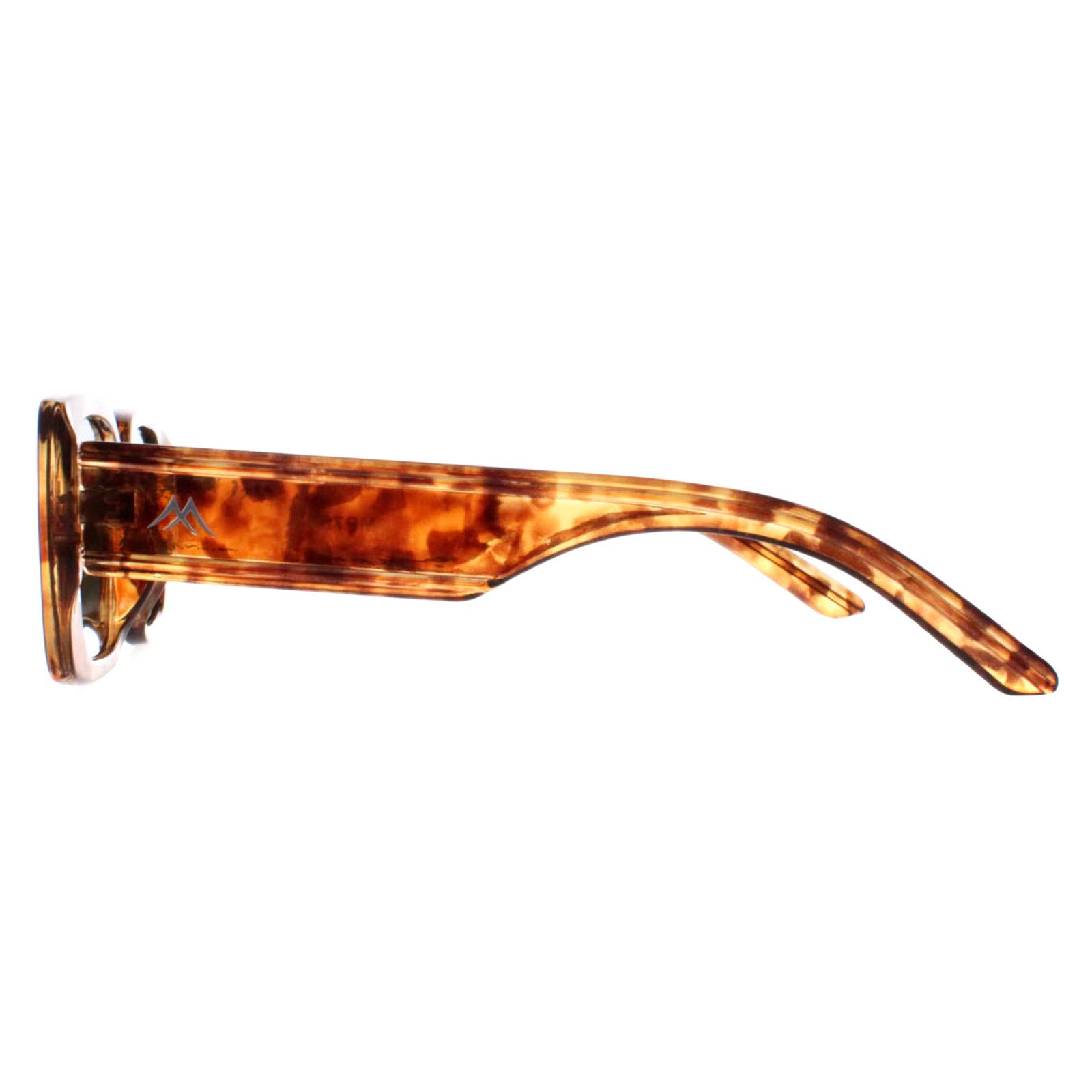 Brown Rectangle Shiny Havana Soft Demi G15 Green Polarized MP76, Image 3 of 4