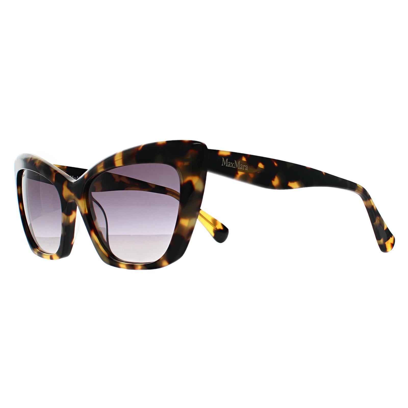 Brown Cat Eye Coloured Havana Smoke Grey Gradient MM0063 Logo14, Image 2 of 3