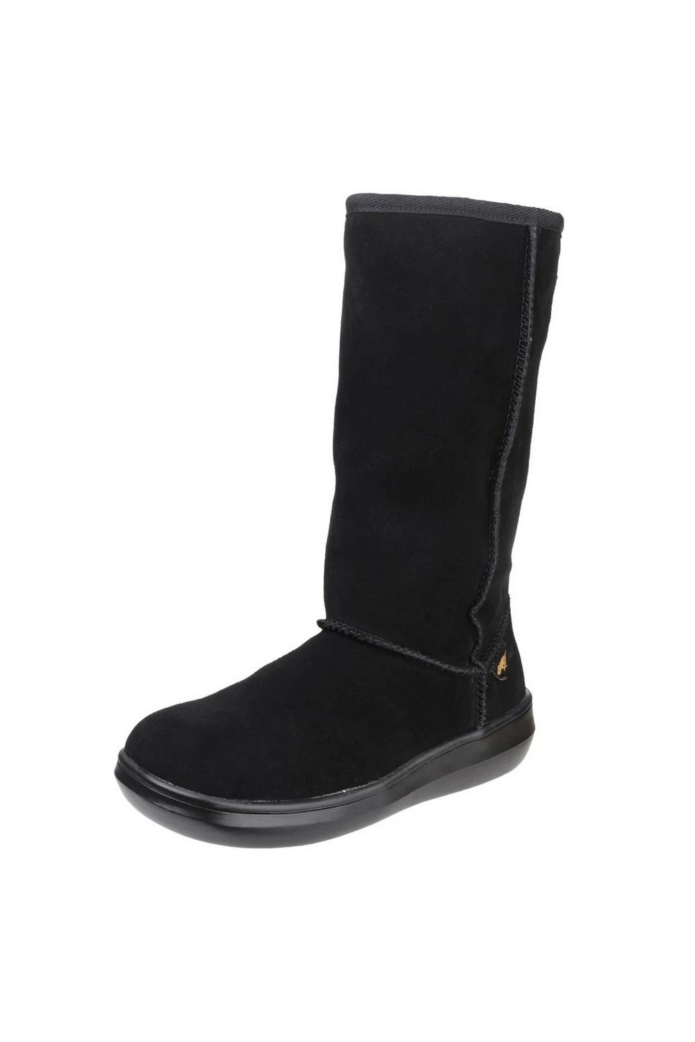Black Sugardaddy Suede PullOn Boots, Image 4 of 4