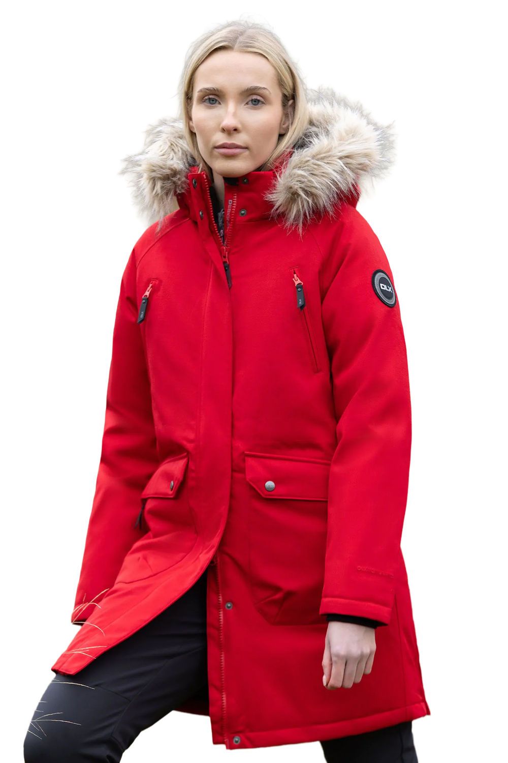 Red Trespass Red Dana Down Jacket, Image 5 of 5