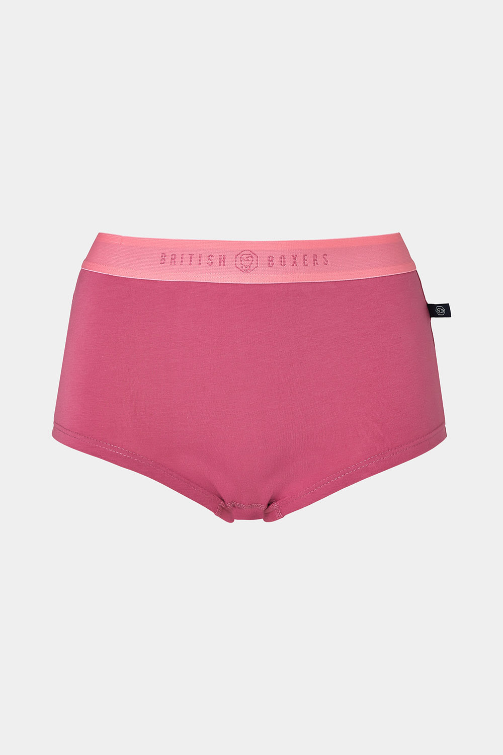 Pink British Boxers Pink Pack of Three "Pink Gin" Cotton Hipster Boxer Briefs, Image 2 of 7