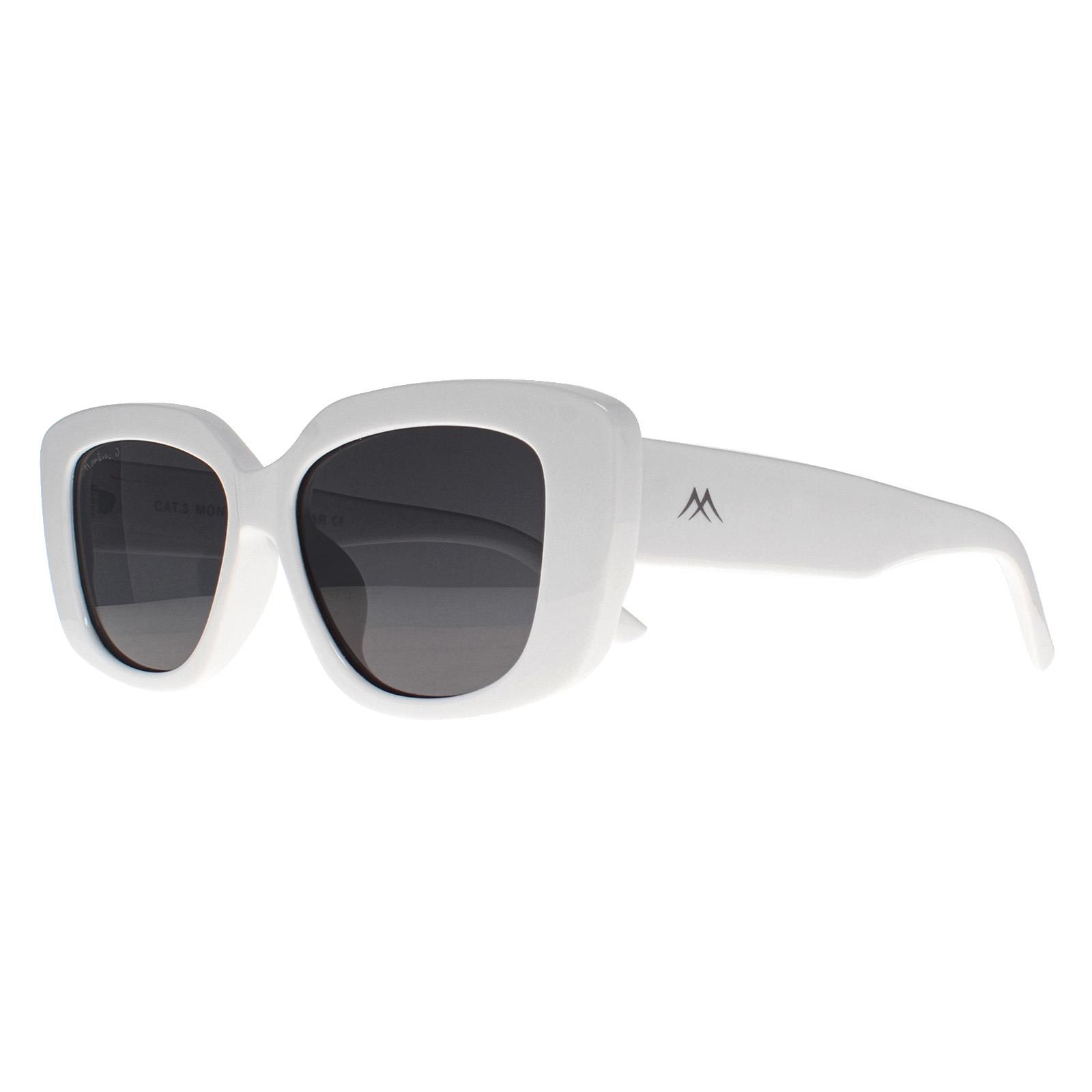 White Montana White Rectangle White Smoke Grey Polarized MP56, Image 2 of 3
