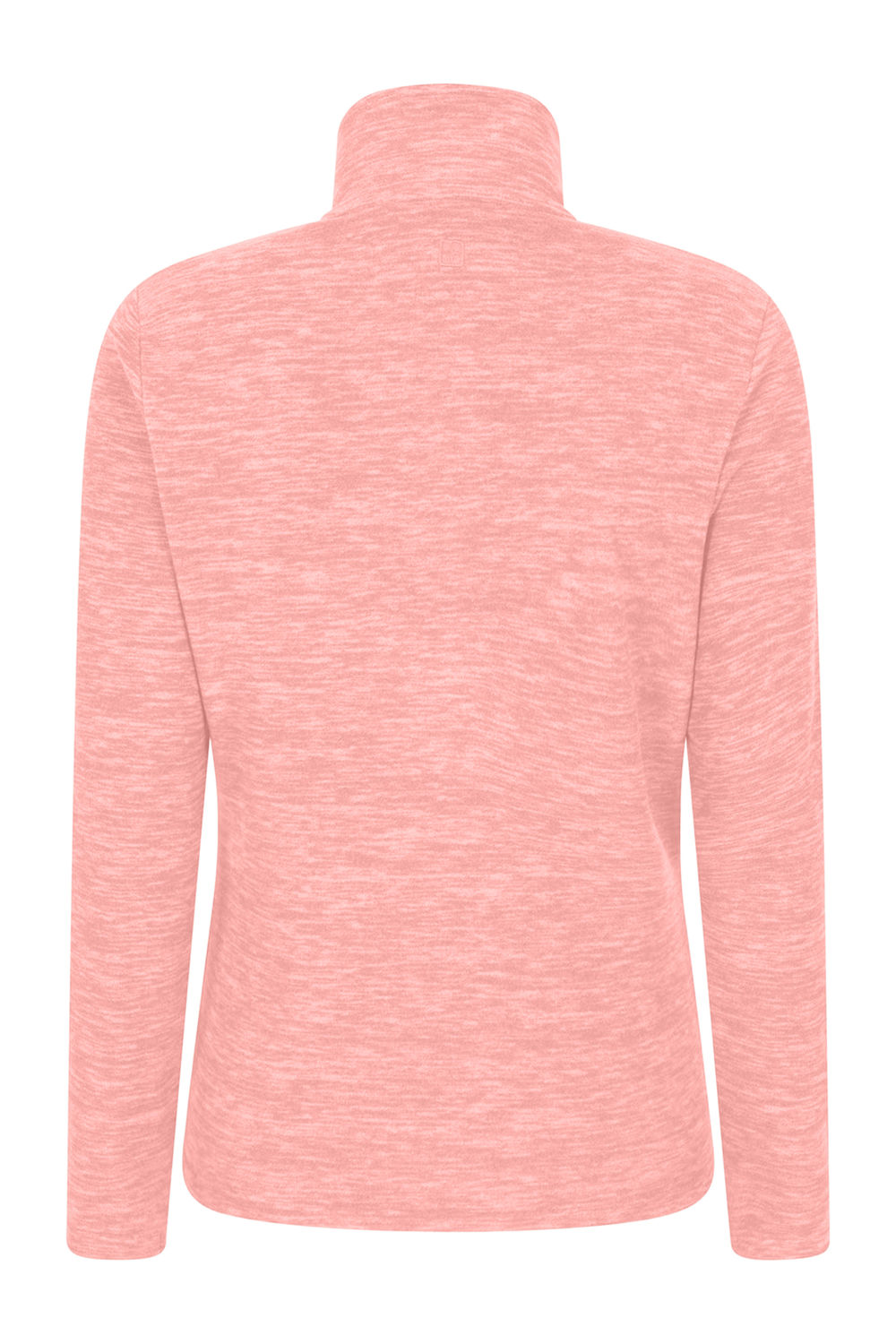 Coral Snowdon Melange Fleece Top, Image 2 of 4