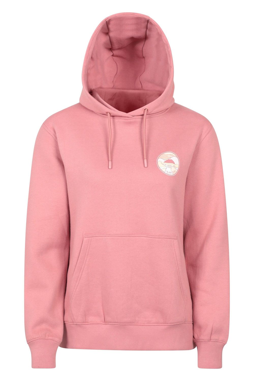 Light Pink Landscape Regular Hoodie, Image 1 of 3