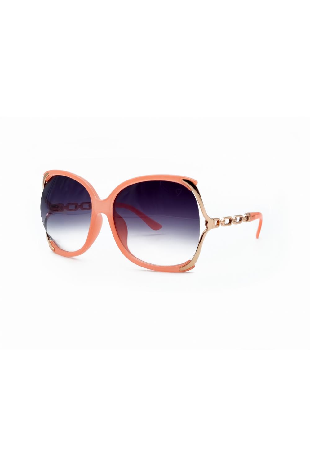 Pink Ruby Rocks CHERRY Oversized Sunglasses, Image 1 of 2