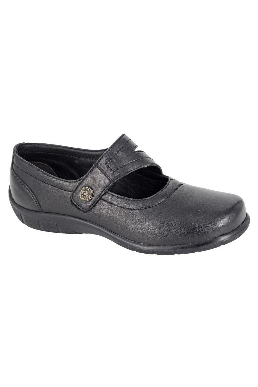 Black Leather Superlight Shoes, Image 1 of 2