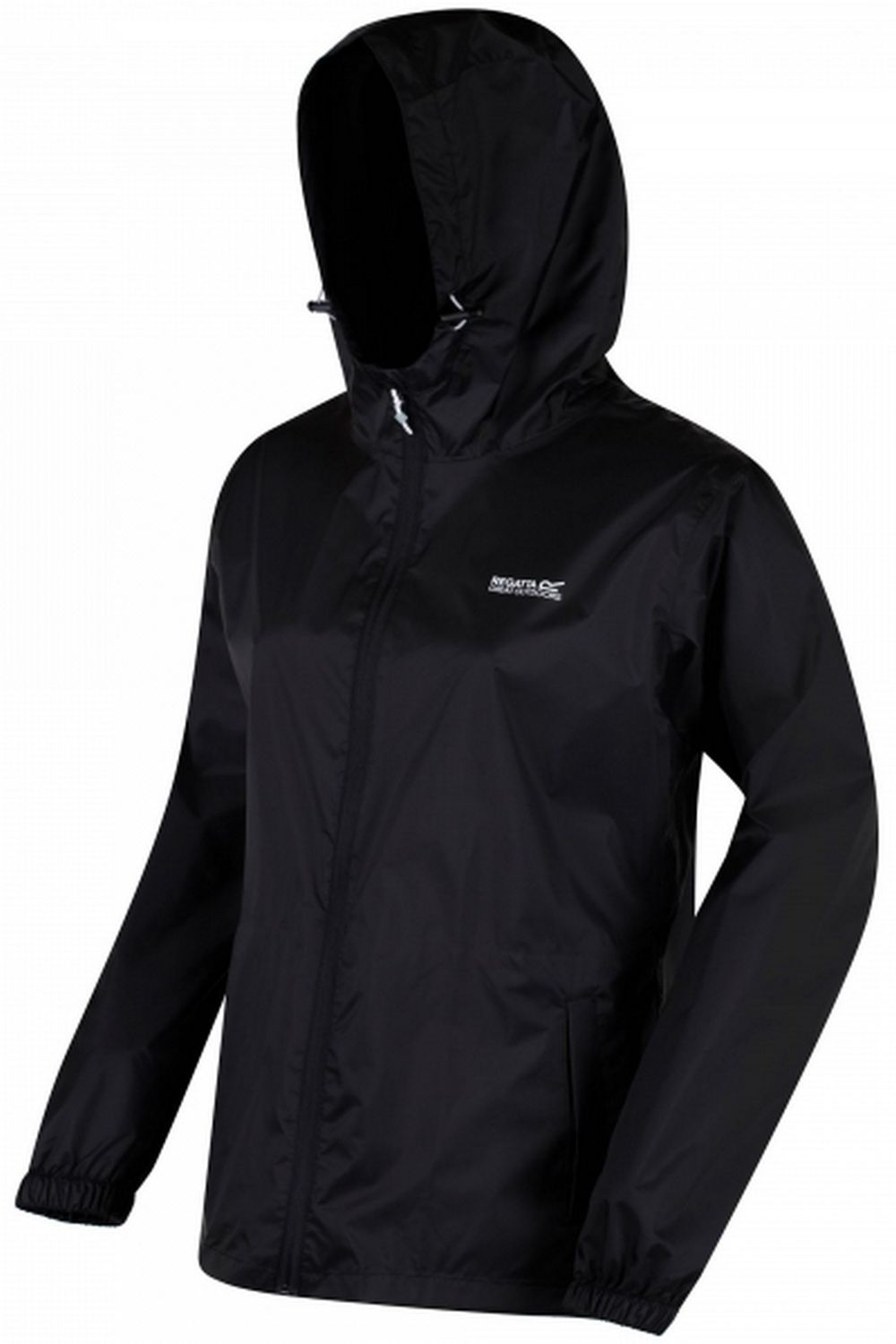 Black Regatta Black Pack It III Waterproof Jacket, Image 3 of 5