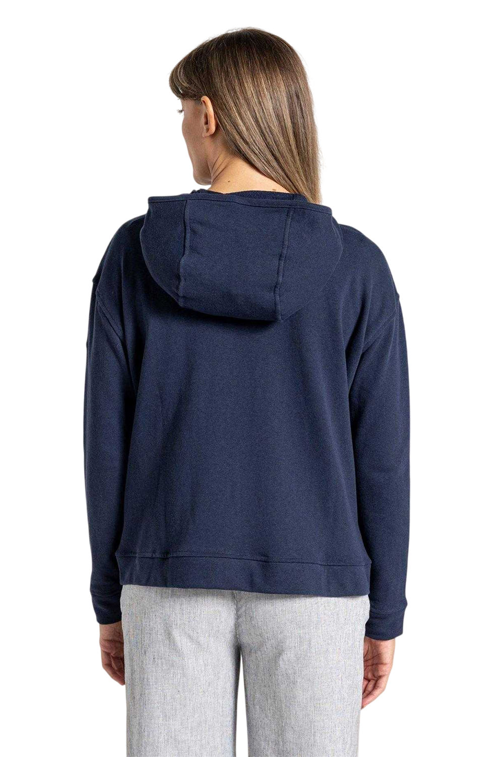 Navy Blue Eden Fleece Top, Image 2 of 3