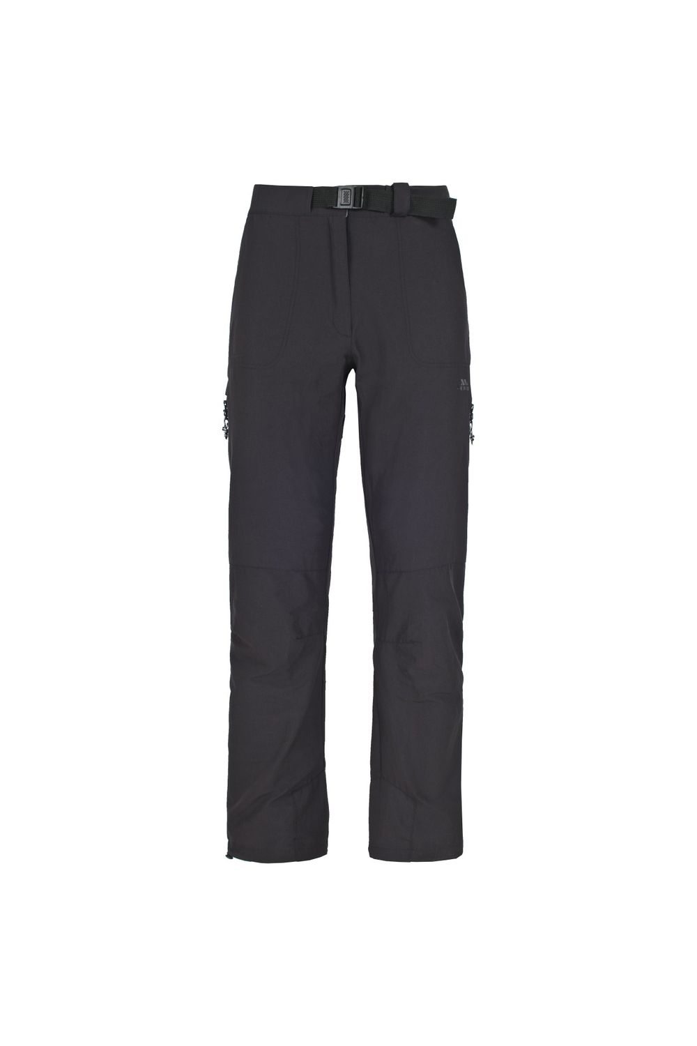 Black Escaped Quick Dry Active Trousers, Image 1 of 2