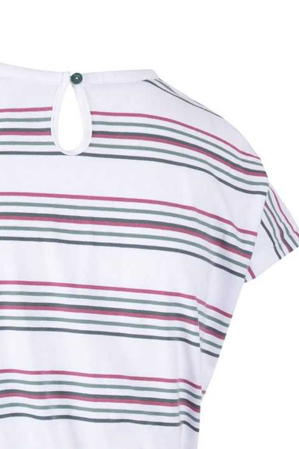 Multi Lidia Round Neck Cotton Dress, Image 5 of 5