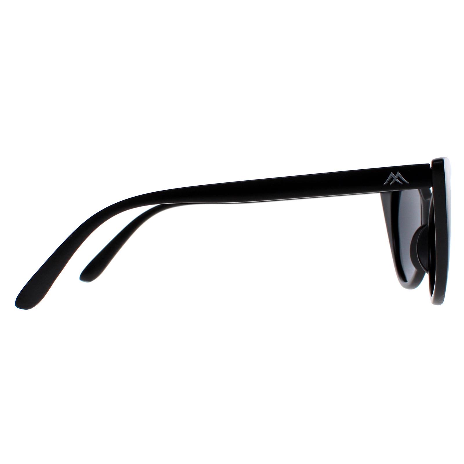 Black Cat Eye Matte Black Grey Polarized MP71, Image 4 of 4
