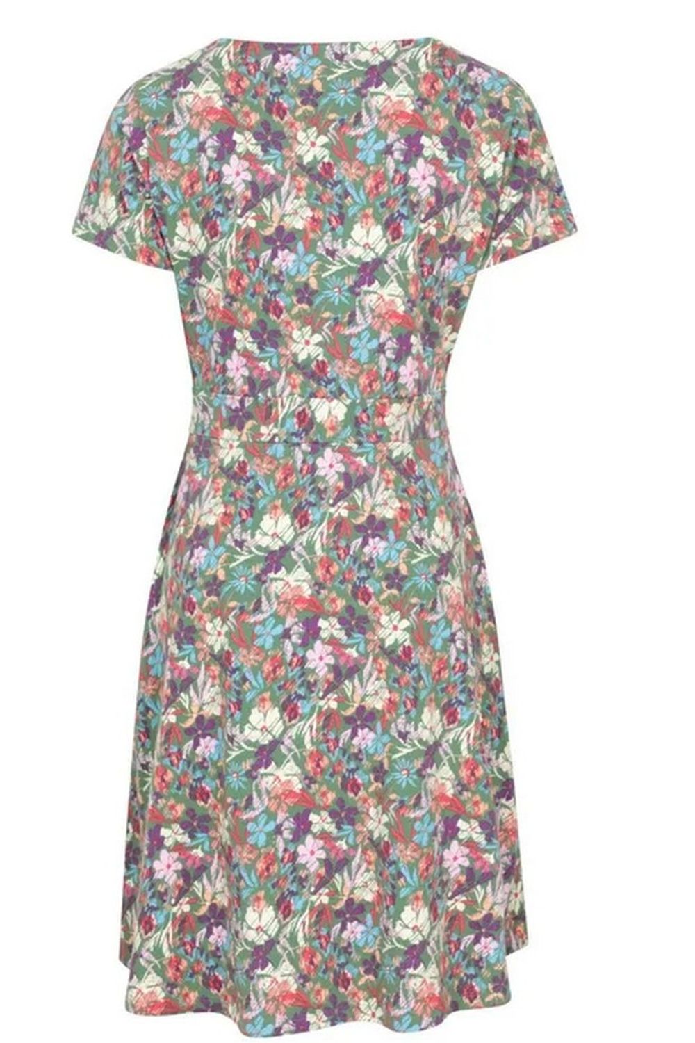 Teal Orchid UV Protection Midi Dress, Image 2 of 3