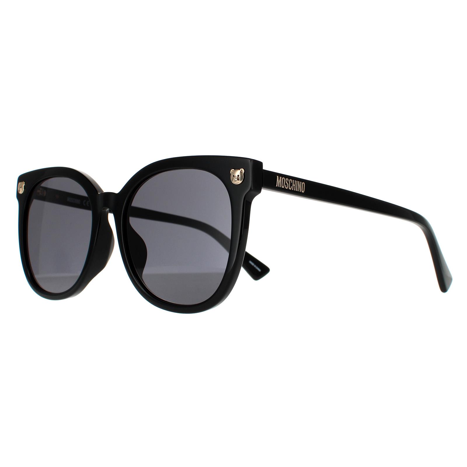 Black Moschino Black Square Black Grey MOS088/F/S Sunglasses, Image 2 of 4