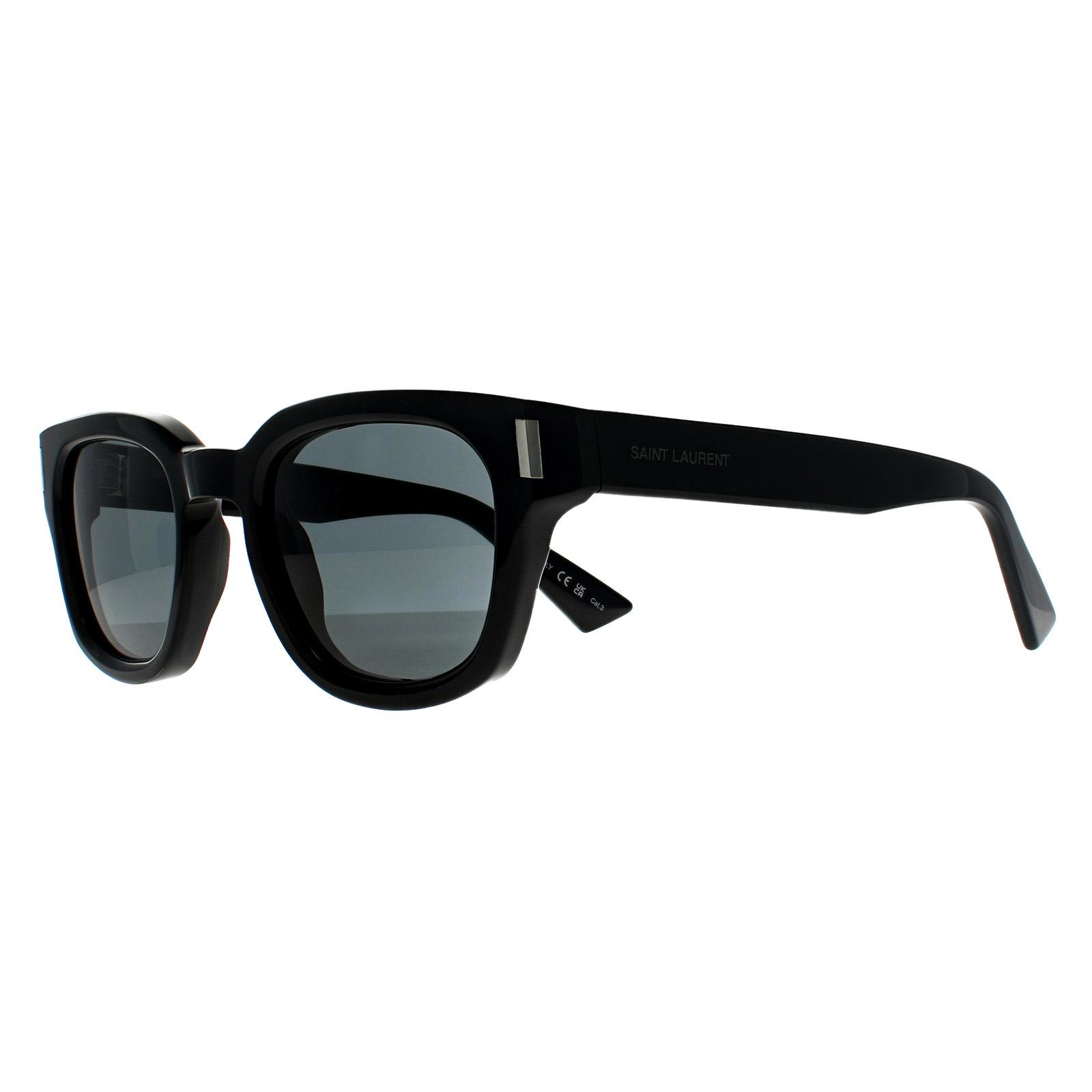 Black Saint Laurent Black Square Black Grey SL 838, Image 2 of 3