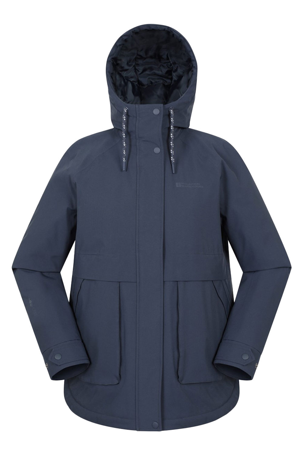 Navy Mountain Warehouse Navy Chestnut Waterproof Padded Jacket, Image 1 of 6