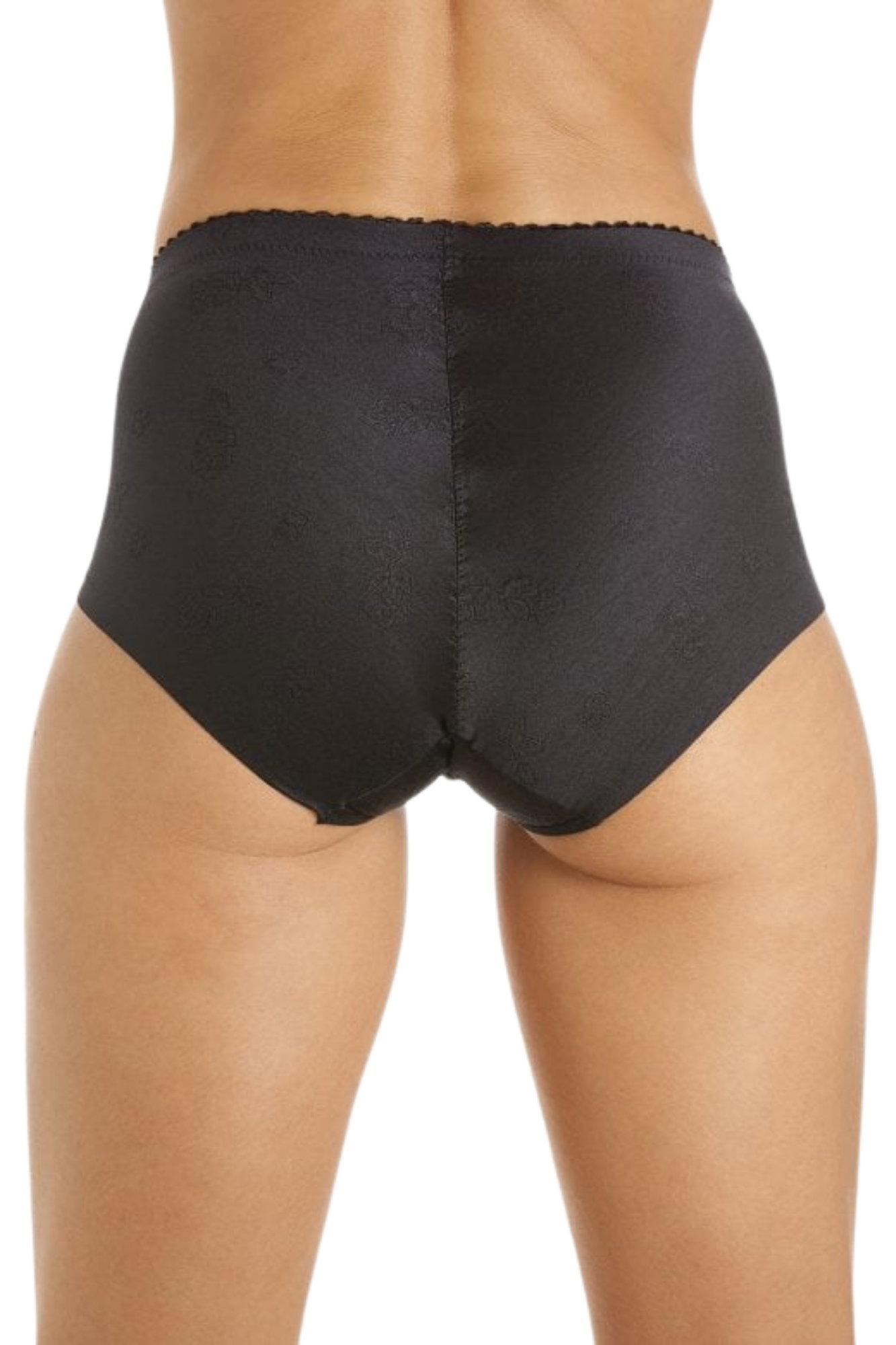 Black 2 Pack High Waist Control Briefs, Image 3 of 3